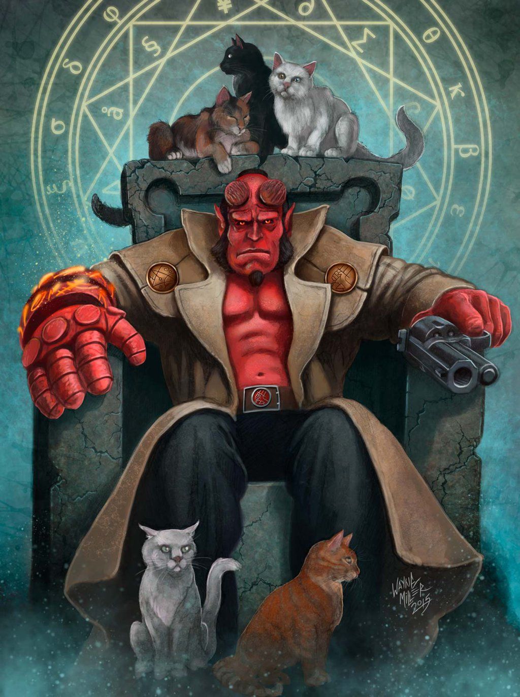 Artistic Hellboy Wallpapers