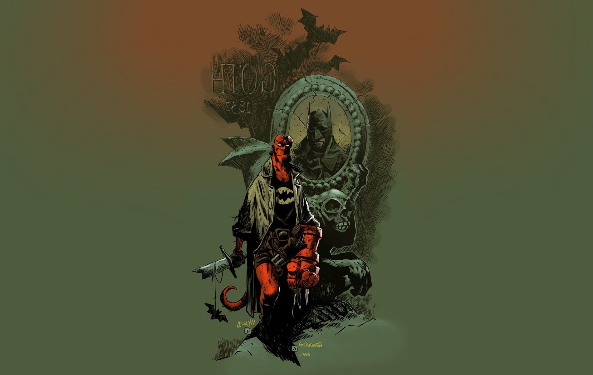 Artistic Hellboy Wallpapers