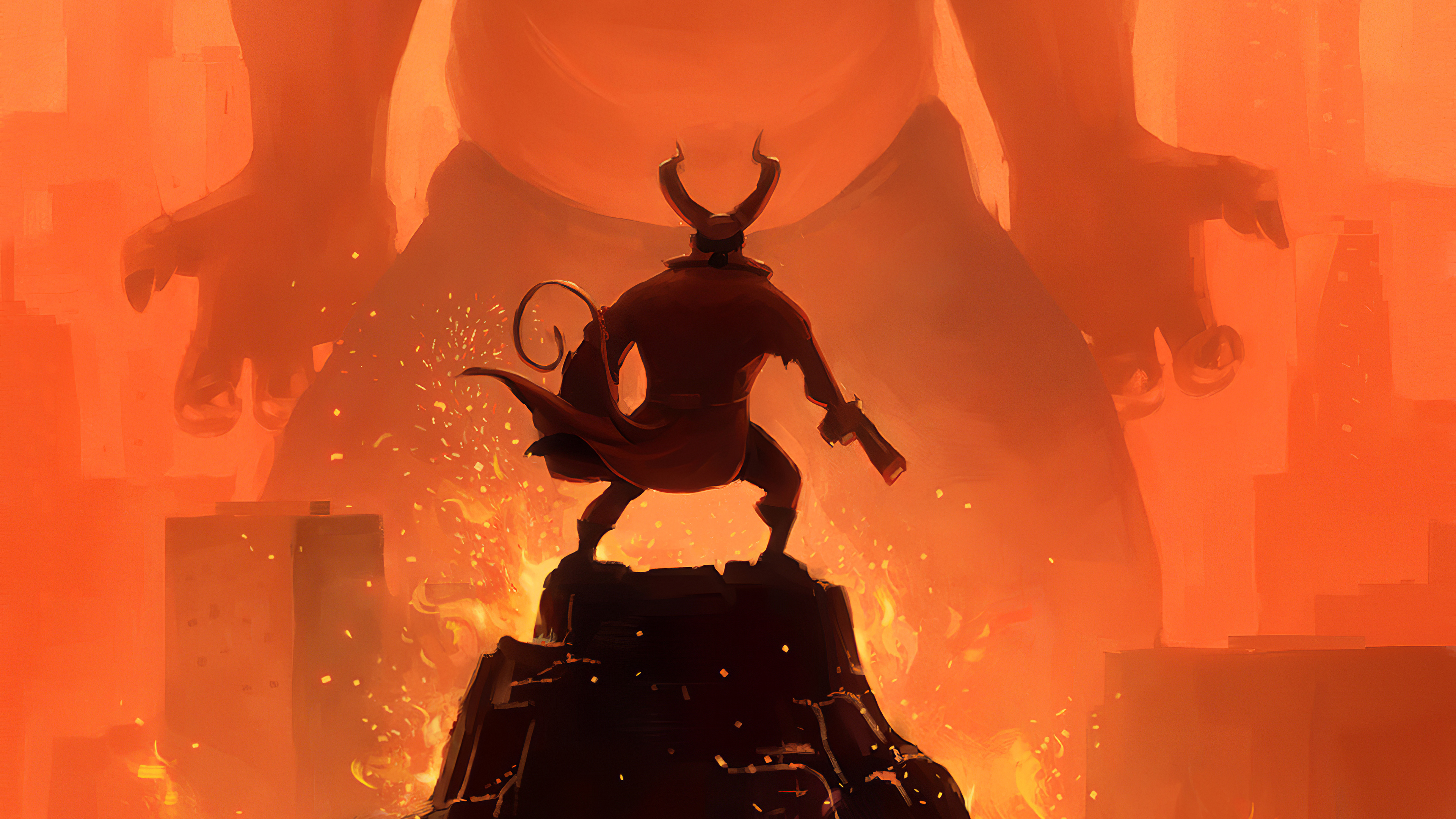 Artistic Hellboy Wallpapers