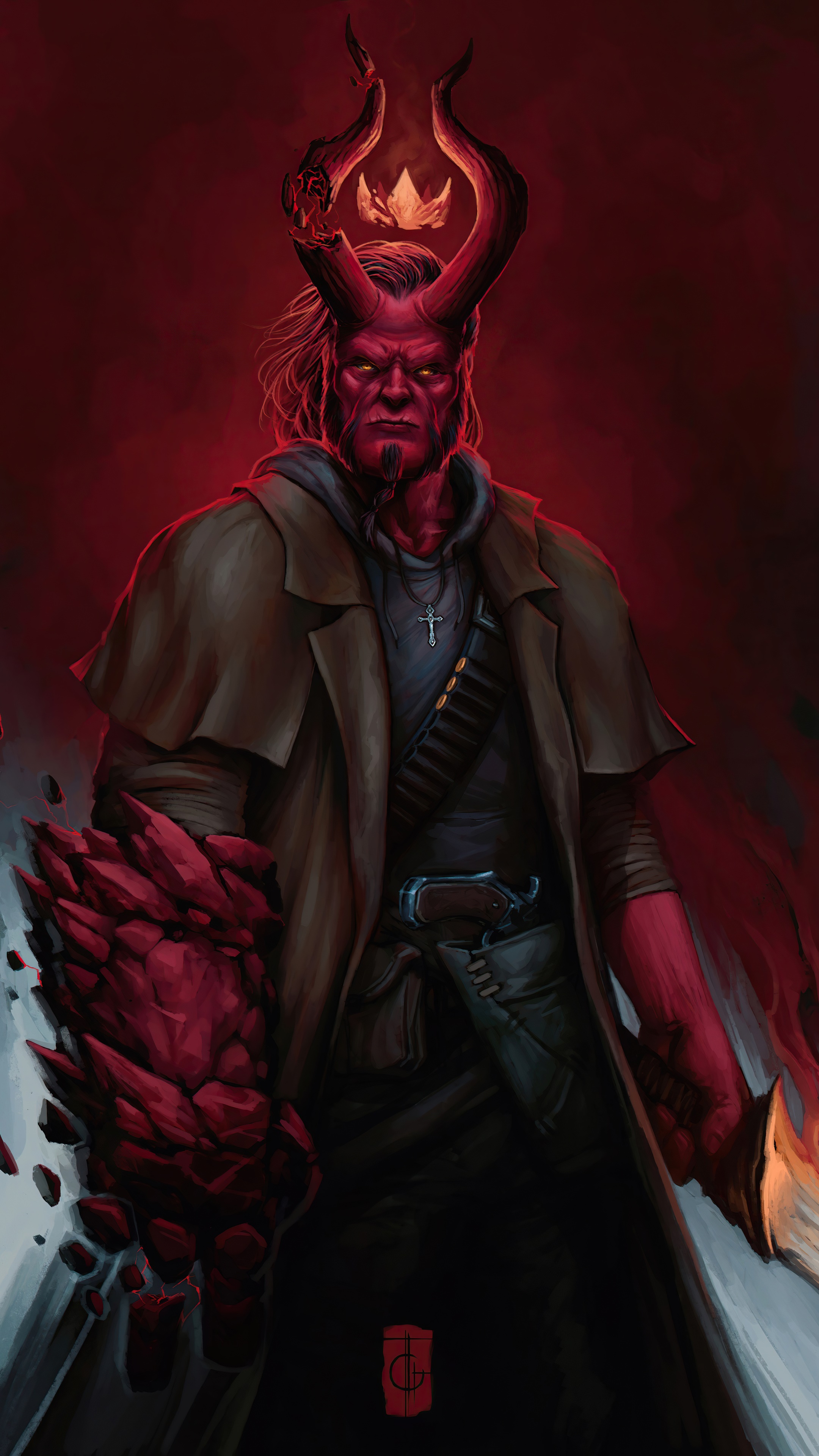 Artistic Hellboy Wallpapers