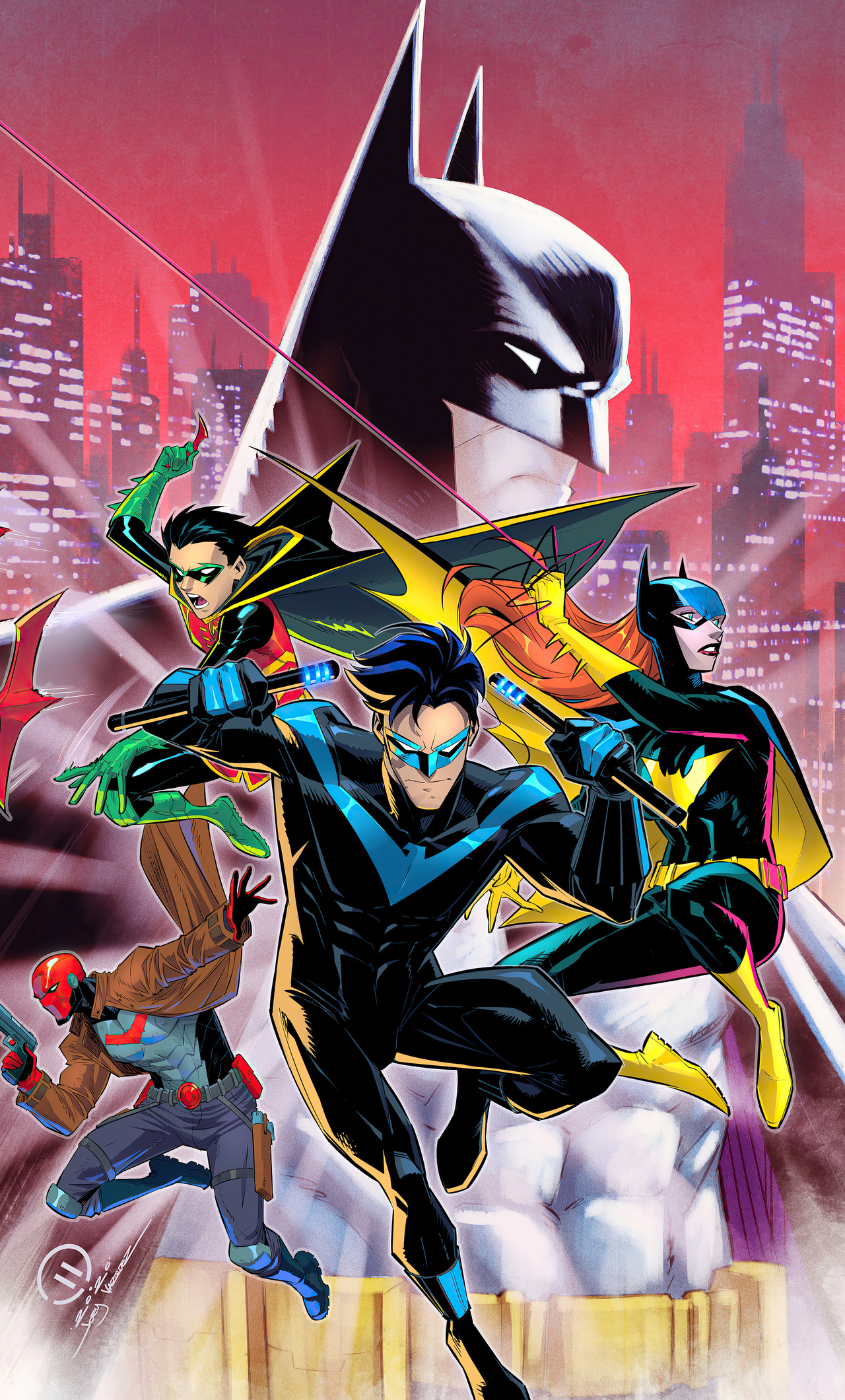 Batgirl And Nightwing Dc Comic Wallpapers