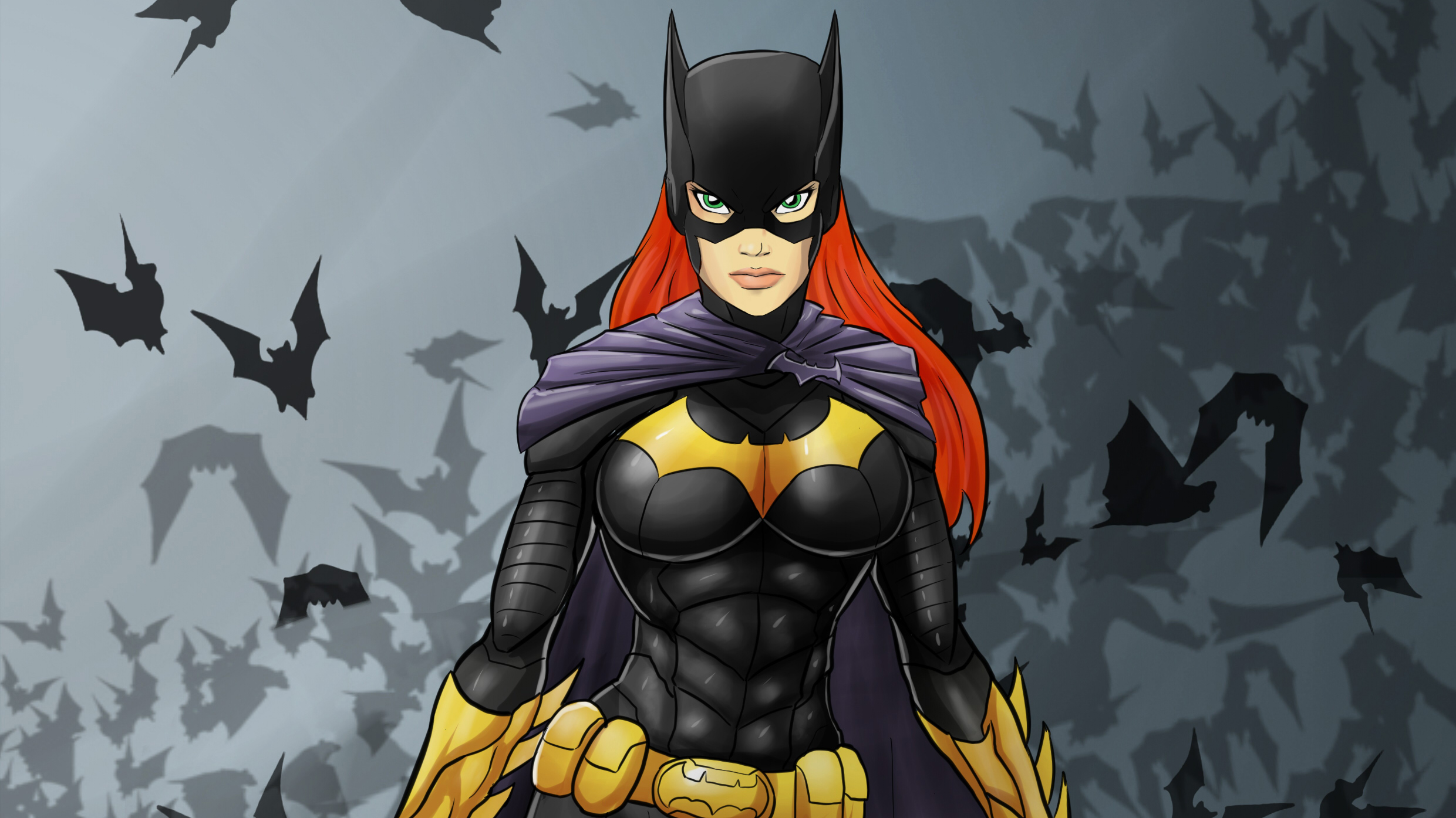 Batgirl Cartoon Art Wallpapers