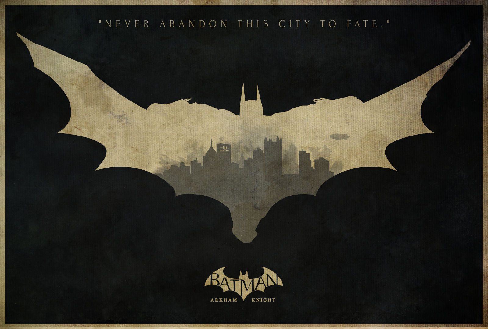 Batman Arkham Knight Poster Wallpapers