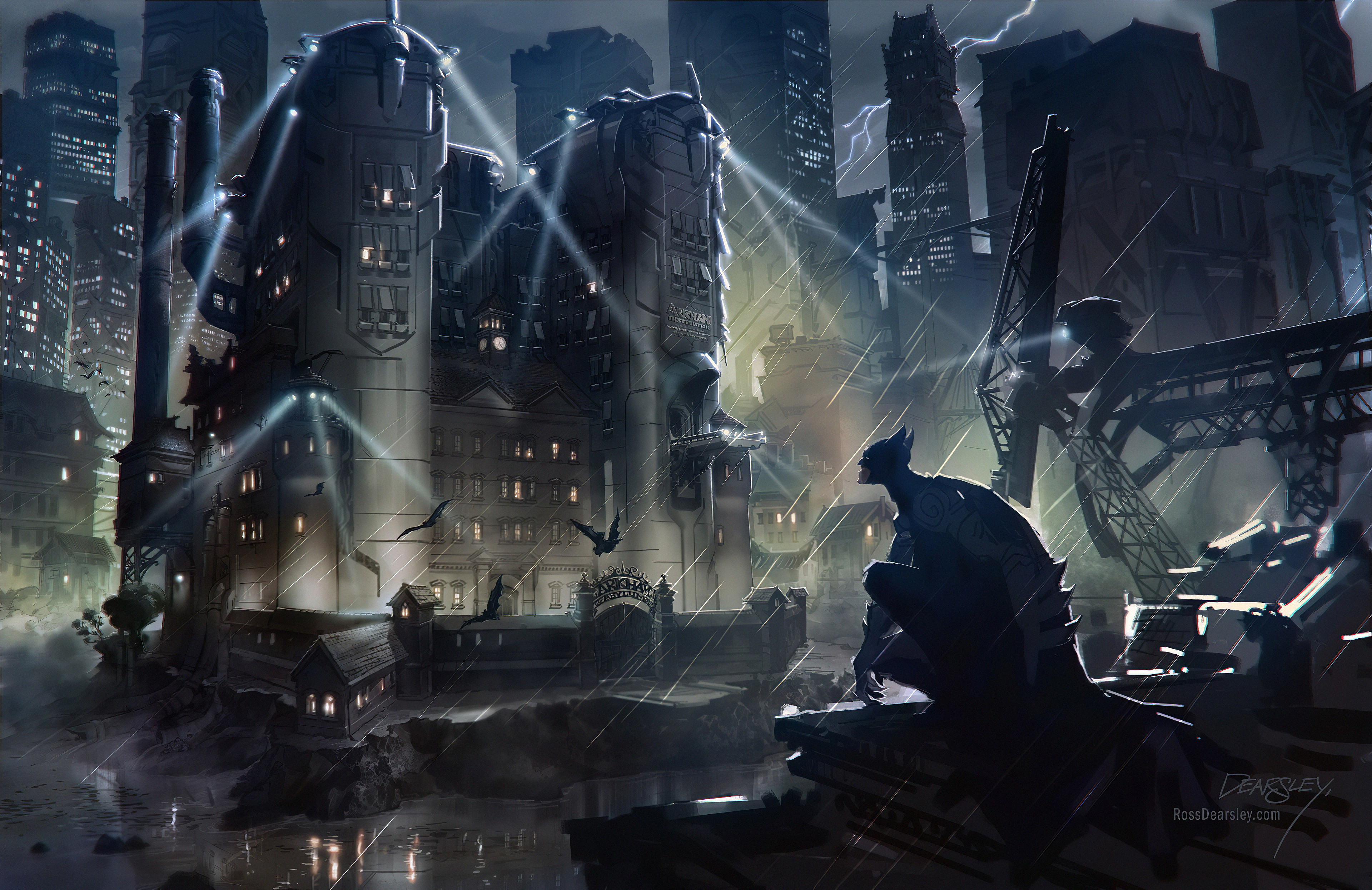 Batman City Art Wallpapers