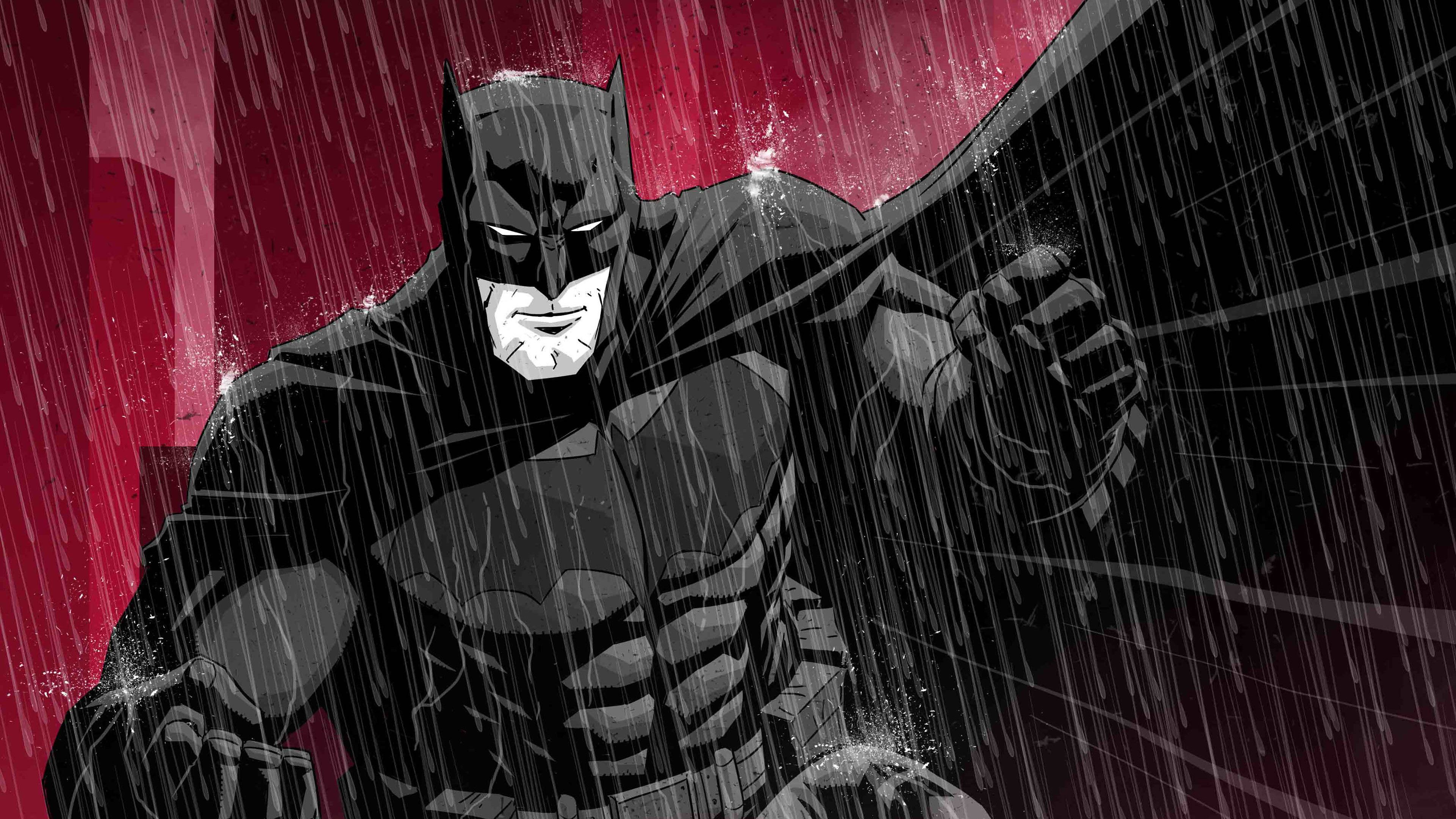 Batman Monochrome Artwork Wallpapers