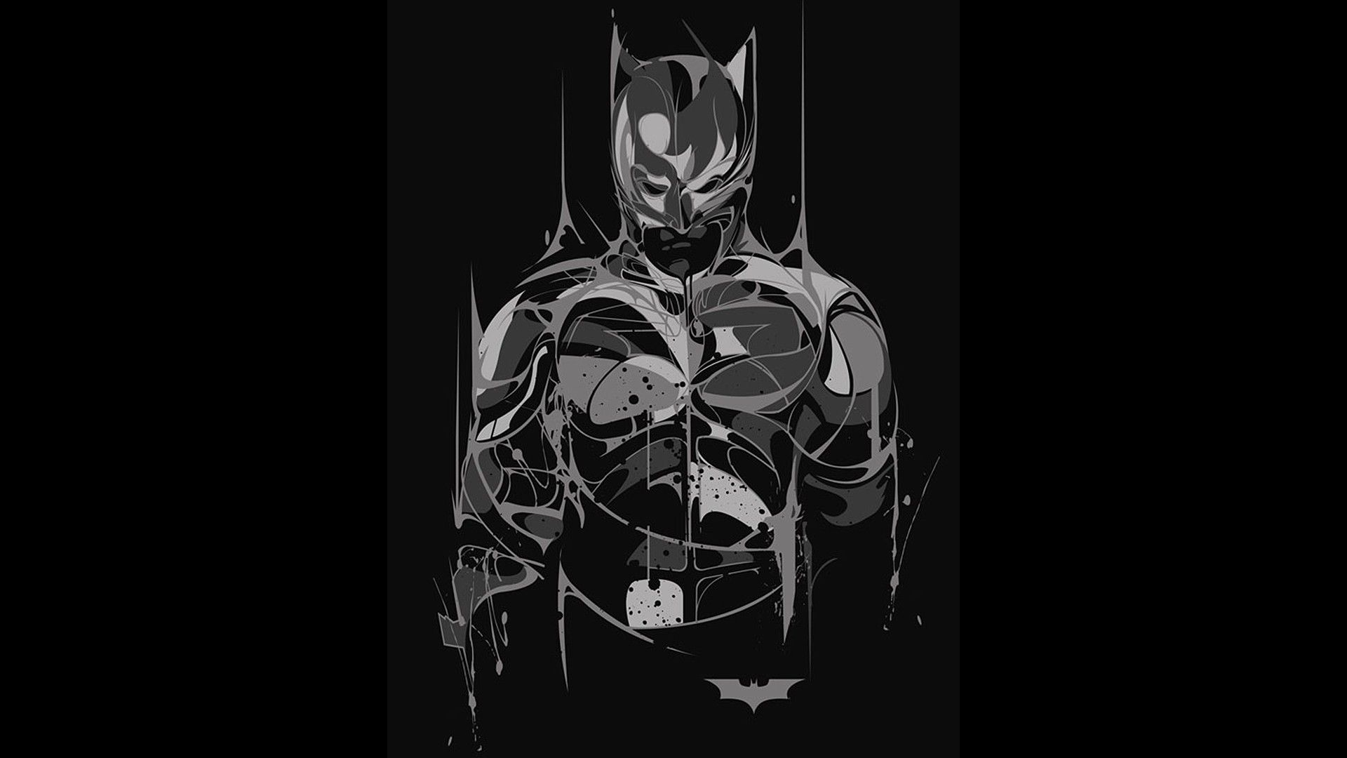 Batman Monochrome Artwork Wallpapers