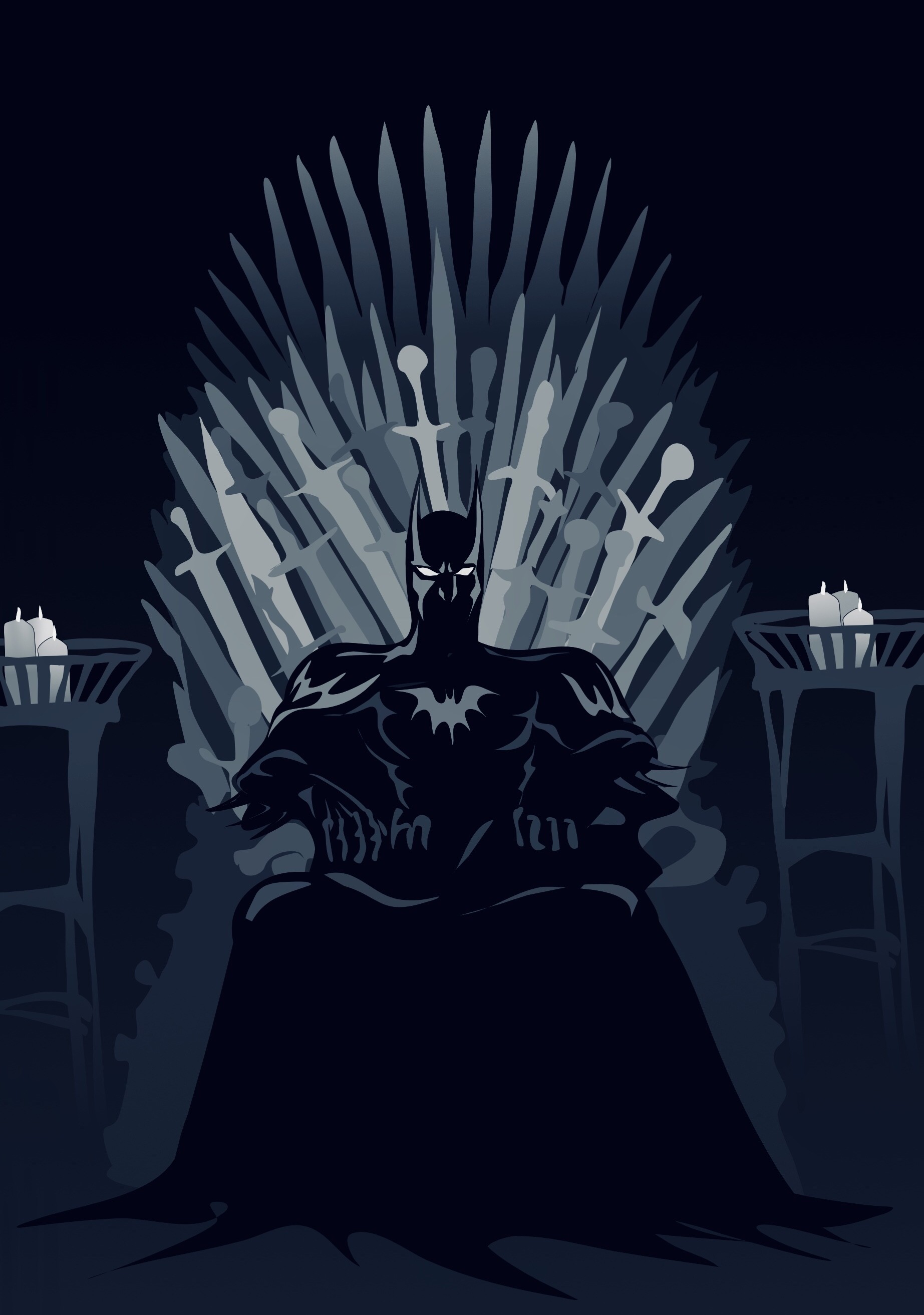 Batman On Throne Wallpapers