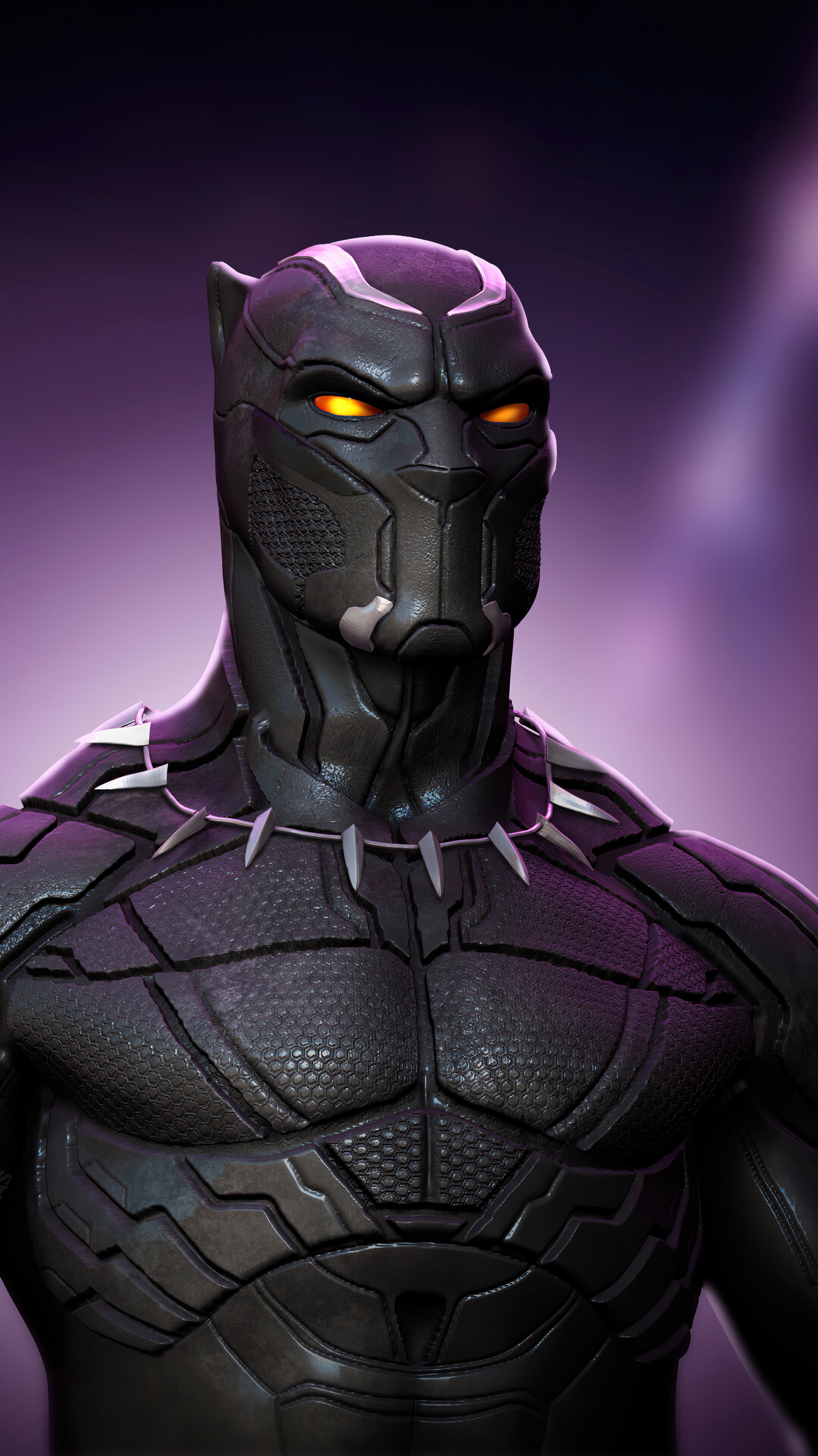 Black Panther Helmet Illustration 5K Wallpapers