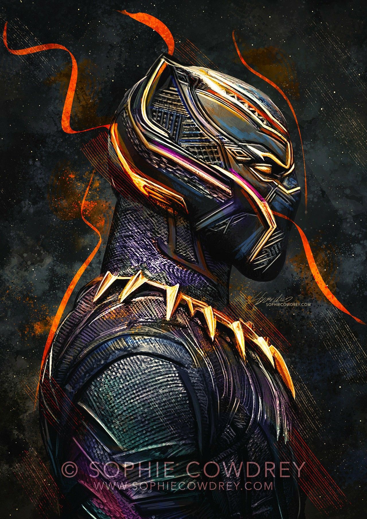 Black Panther Vs Killmonger Illustration Wallpapers