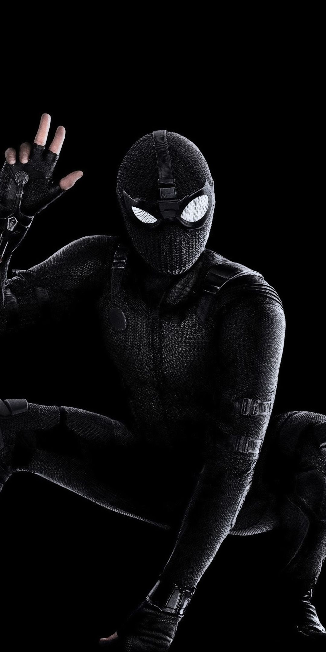 Black Stealth Spider Man Suit Wallpapers