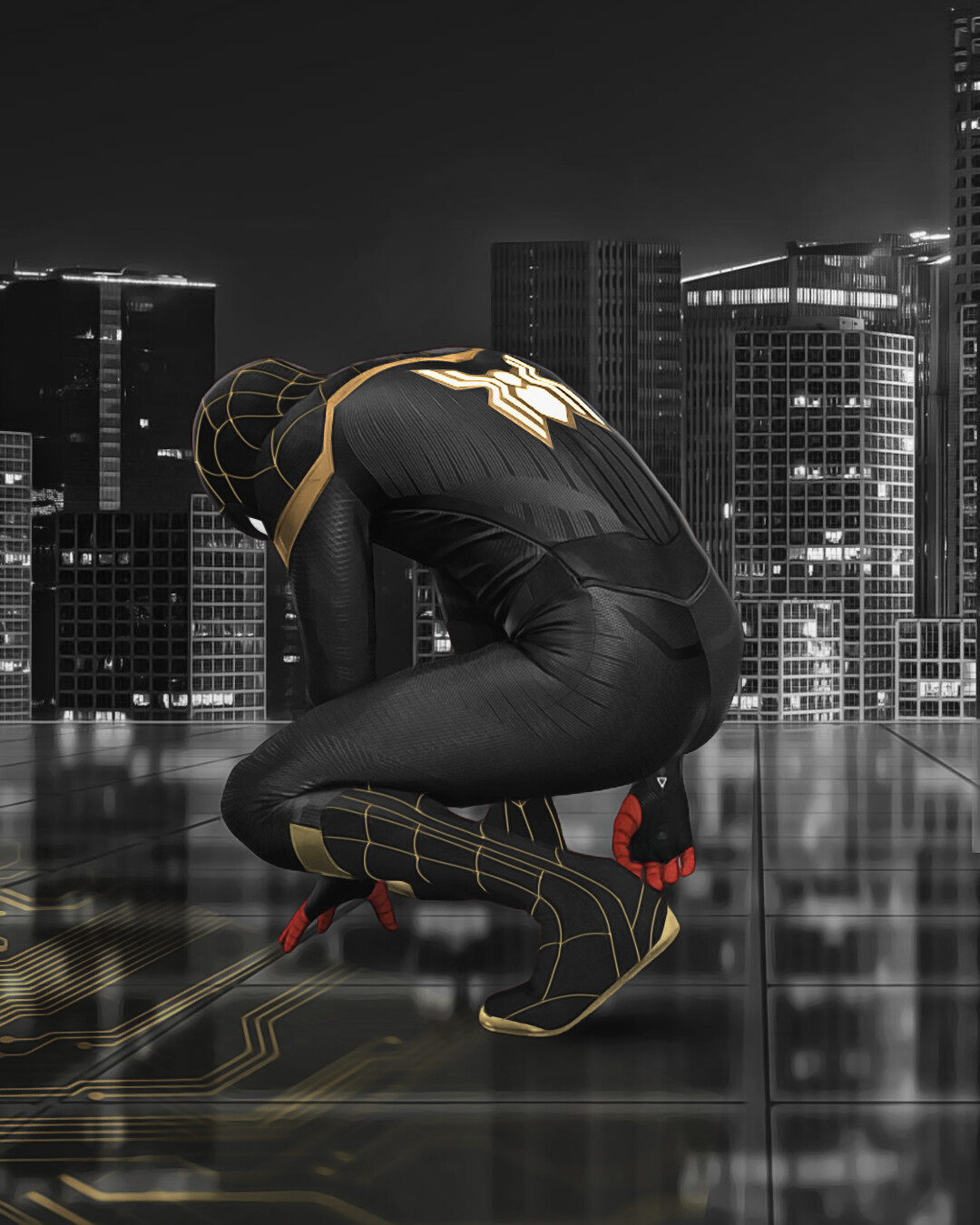 Black Suit Spider Man Far From Home Wallpapers