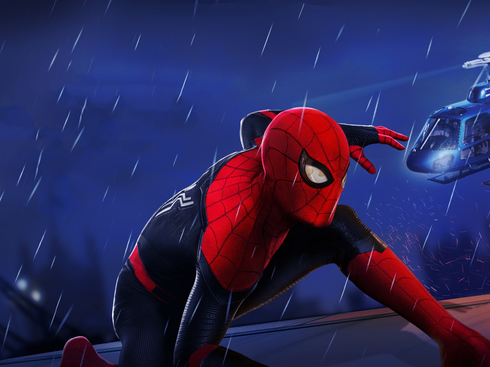 Black Suit Spider Man Far From Home Wallpapers