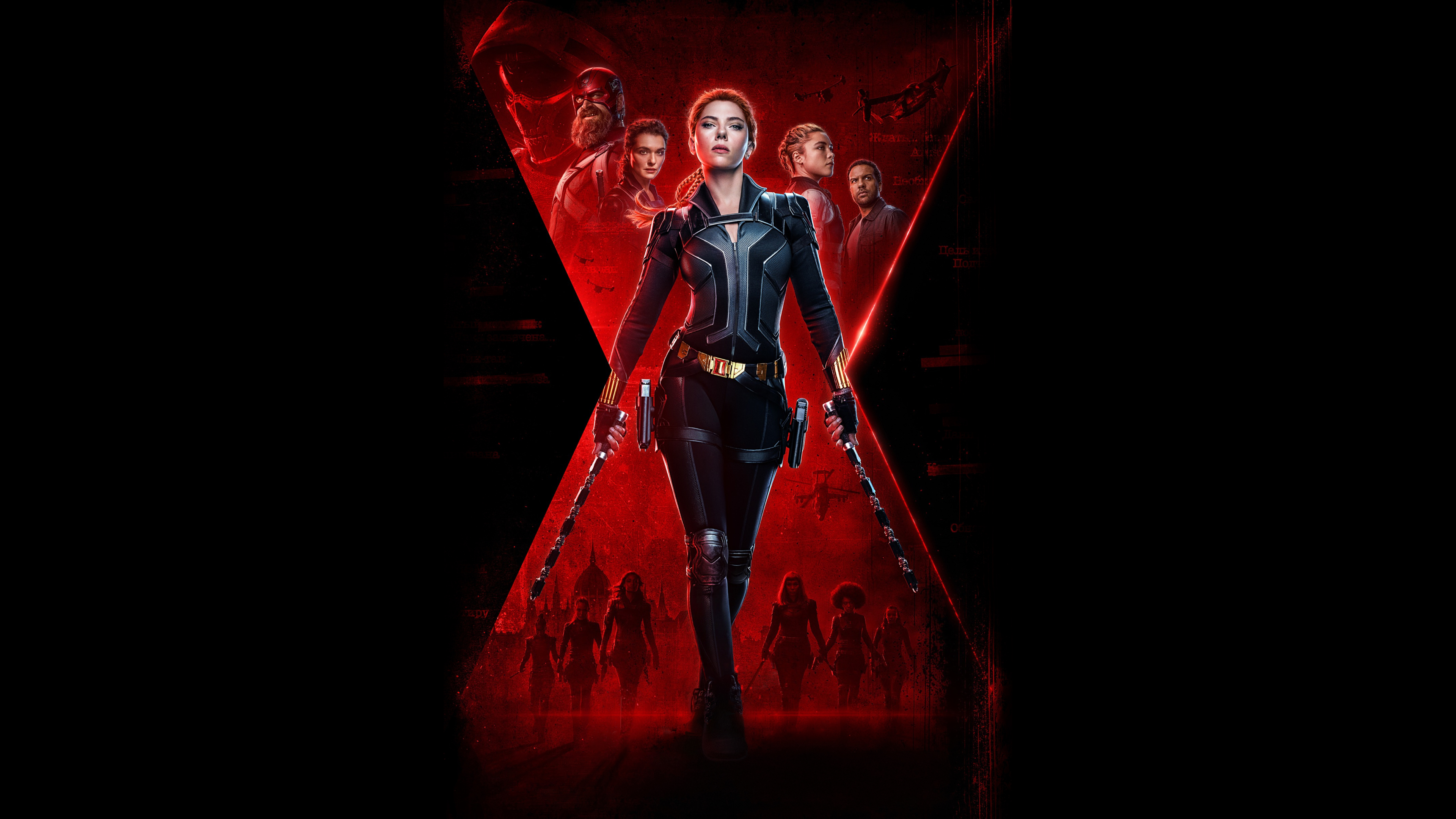 Black Widow Fight Artwork Wallpapers