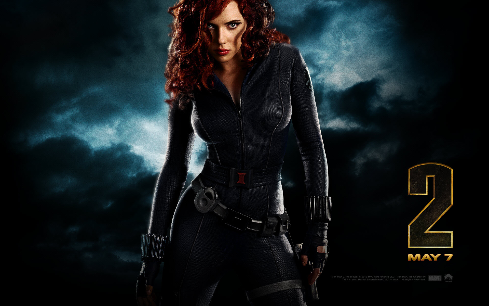 Black Widow White Costume Art Wallpapers