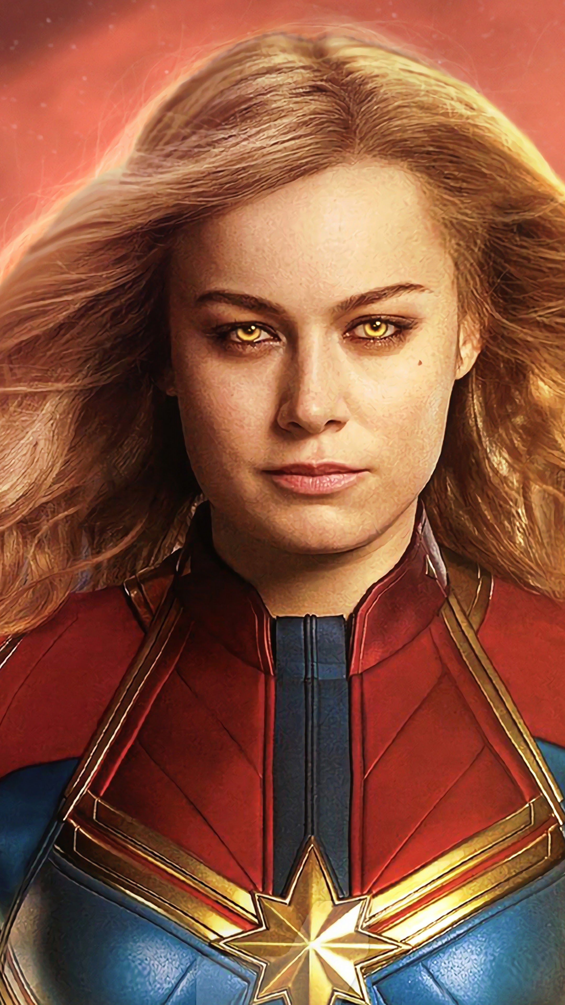 Brie Larson As Captain Marvel Artwork Wallpapers