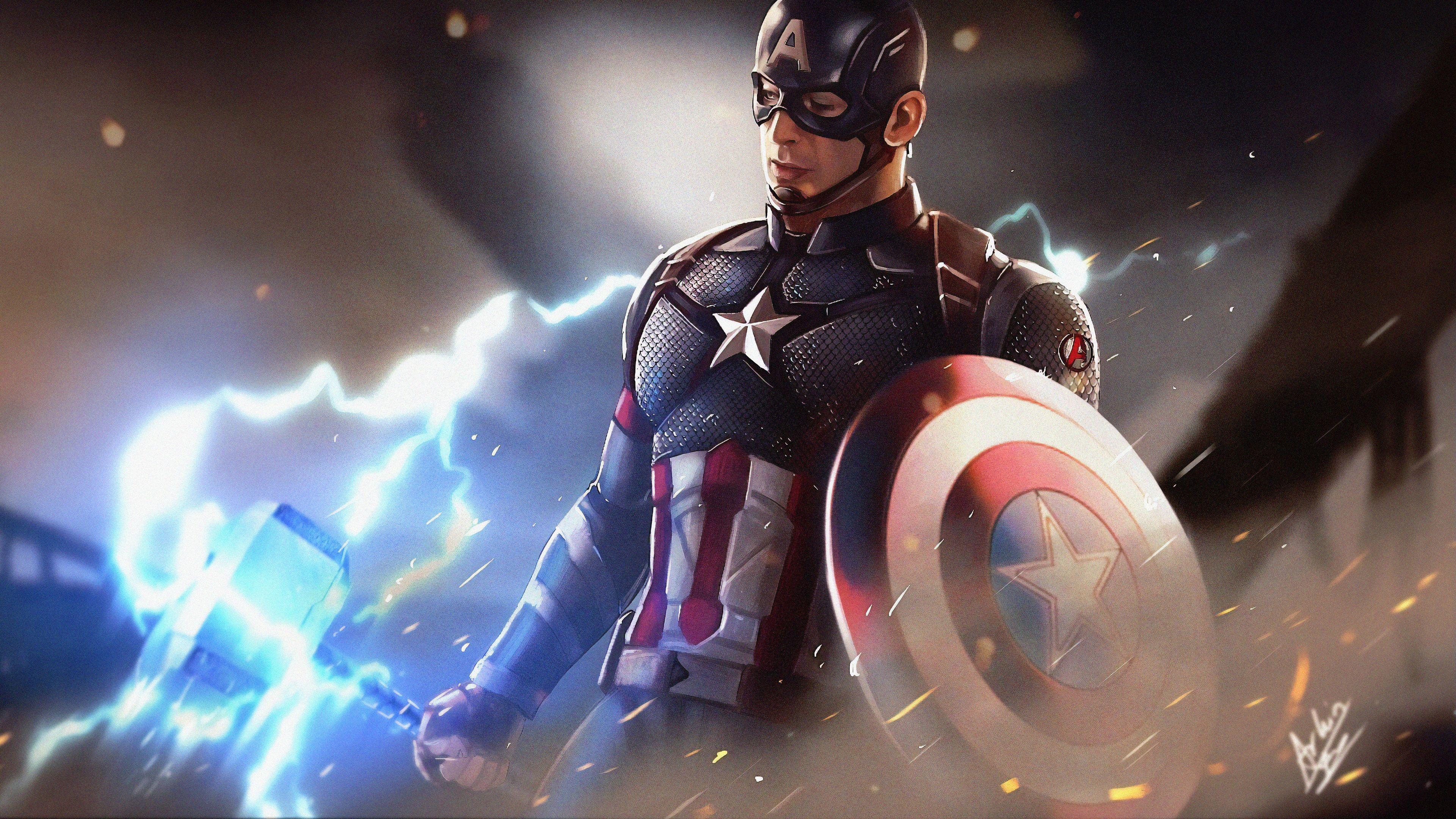 Captain America 4K Fanart Wallpapers