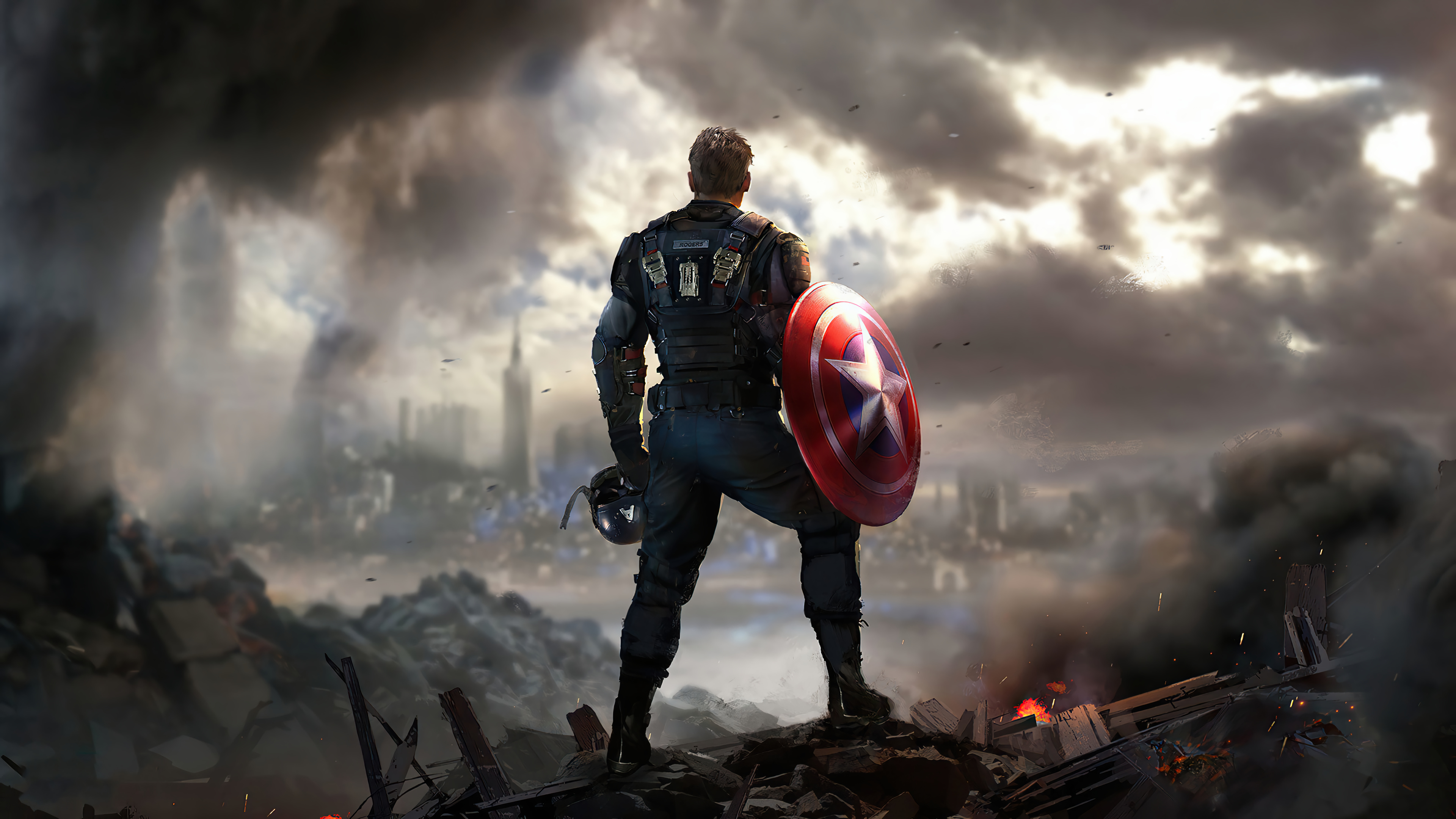 Captain America 4K Fanart Wallpapers