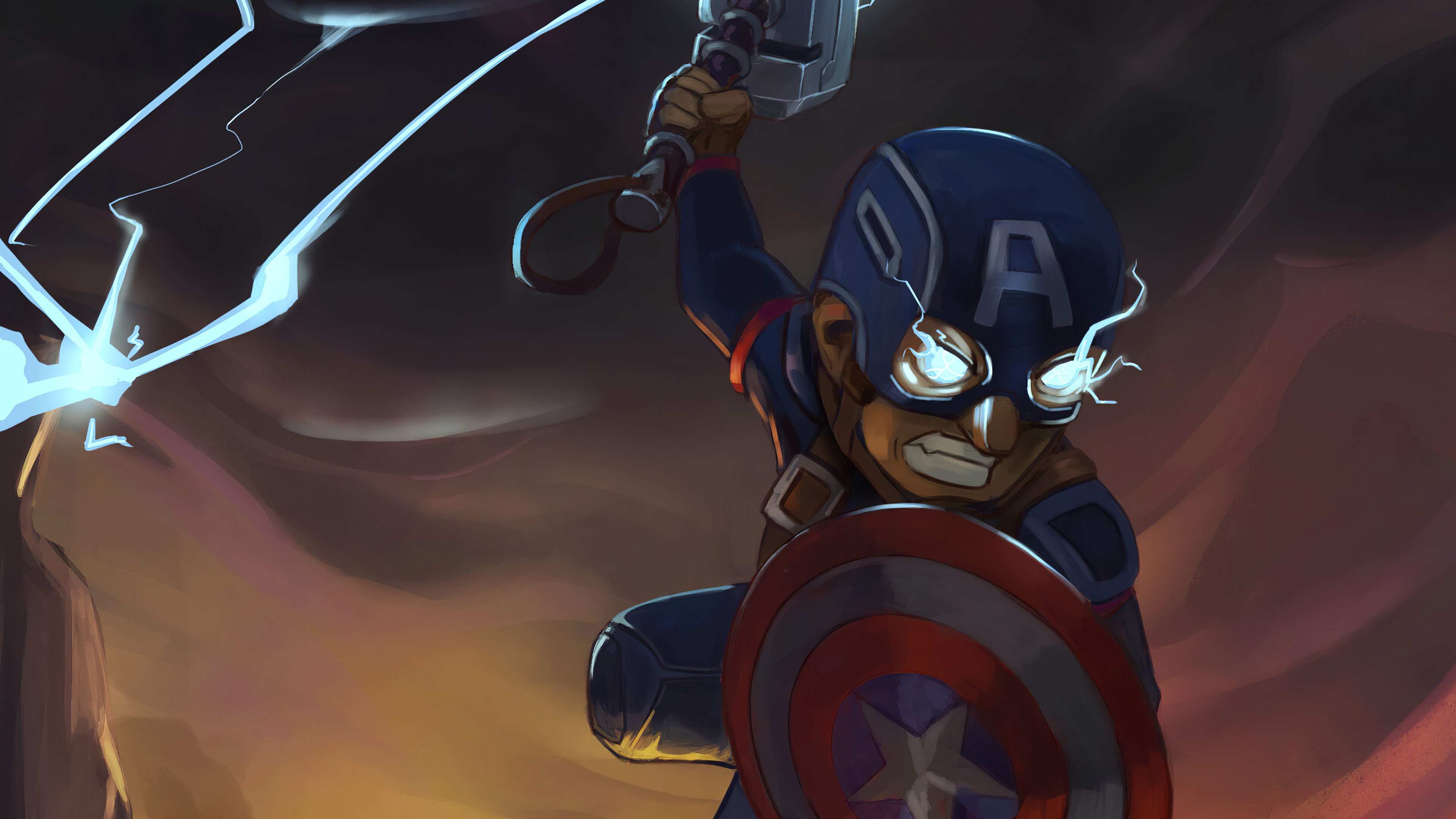 Captain America 4K Fanart Wallpapers