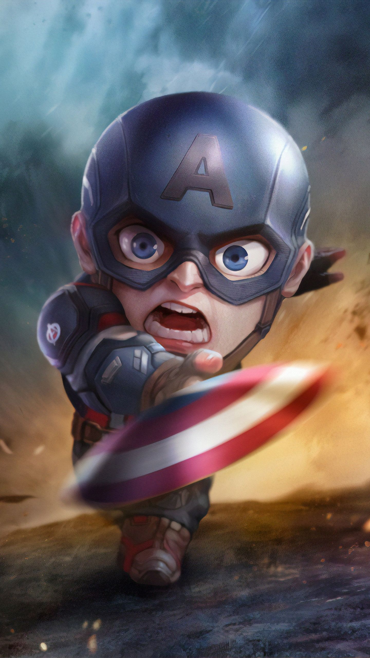 Captain America Cartoon Wallpapers