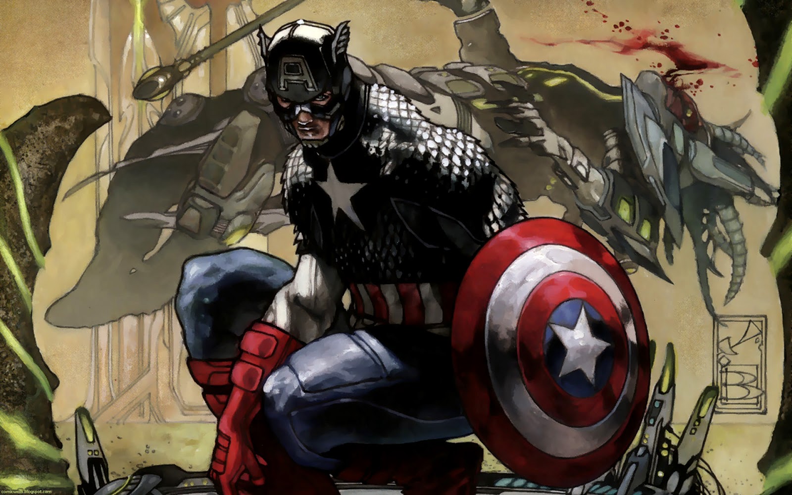 Captain America Comic Wallpapers