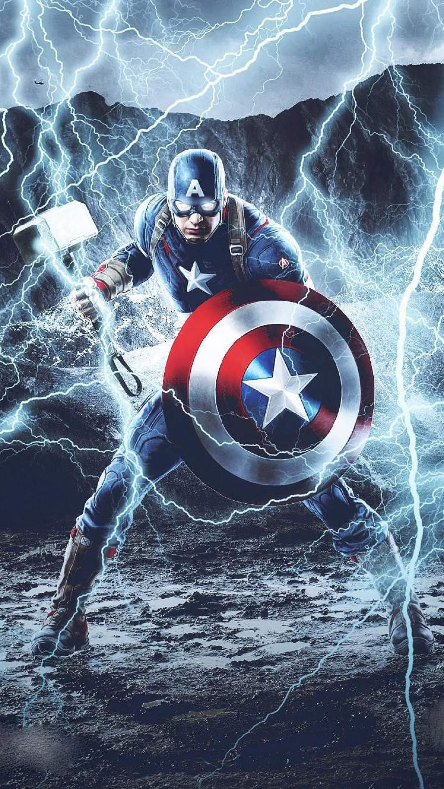 Captain America Mjolnir Wallpapers