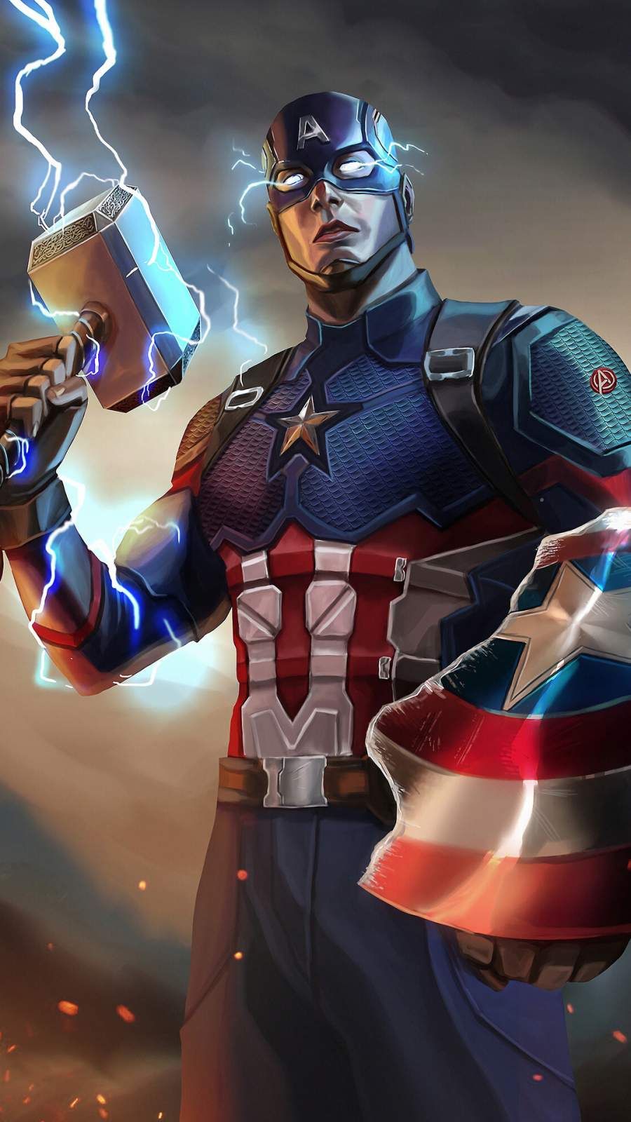 Captain America Mjolnir Wallpapers