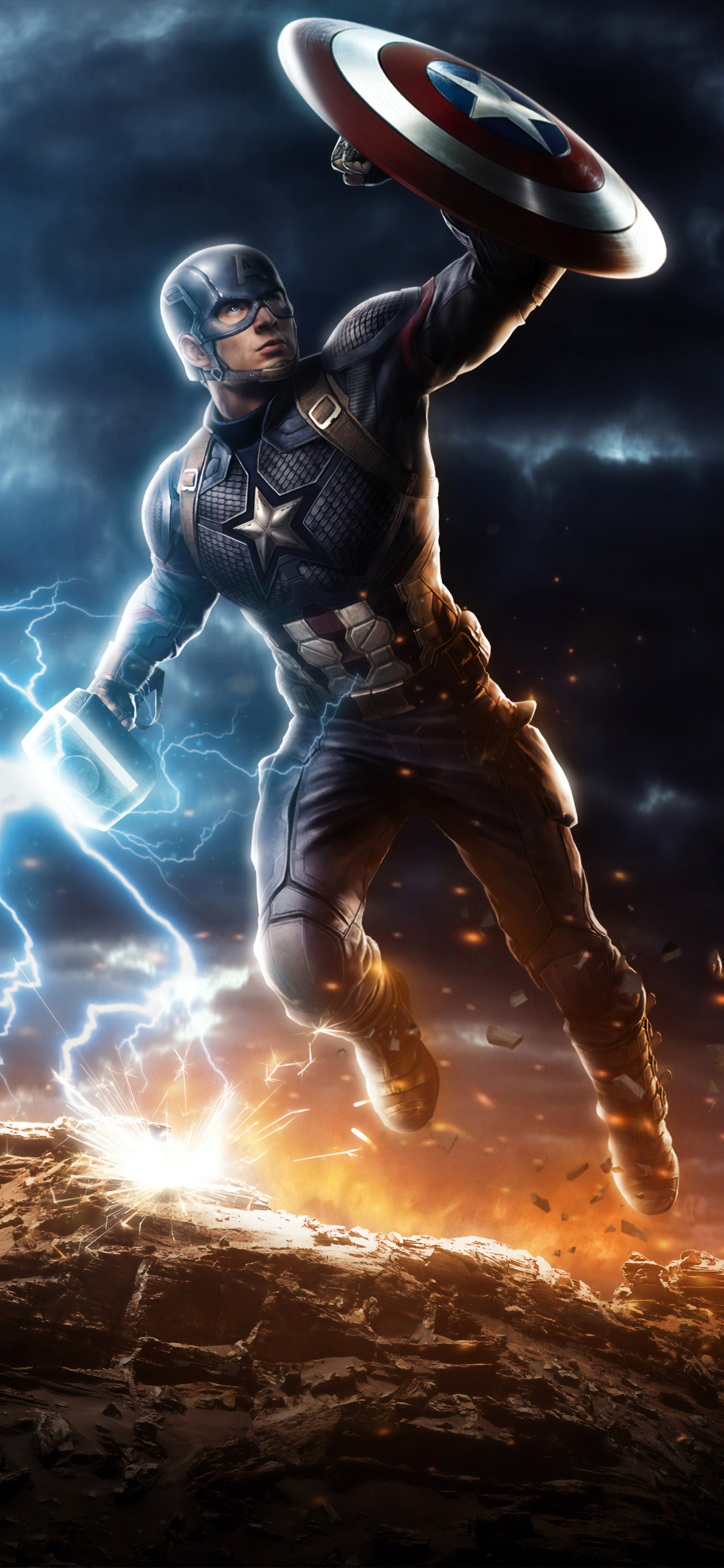 Captain America Mjolnir Wallpapers