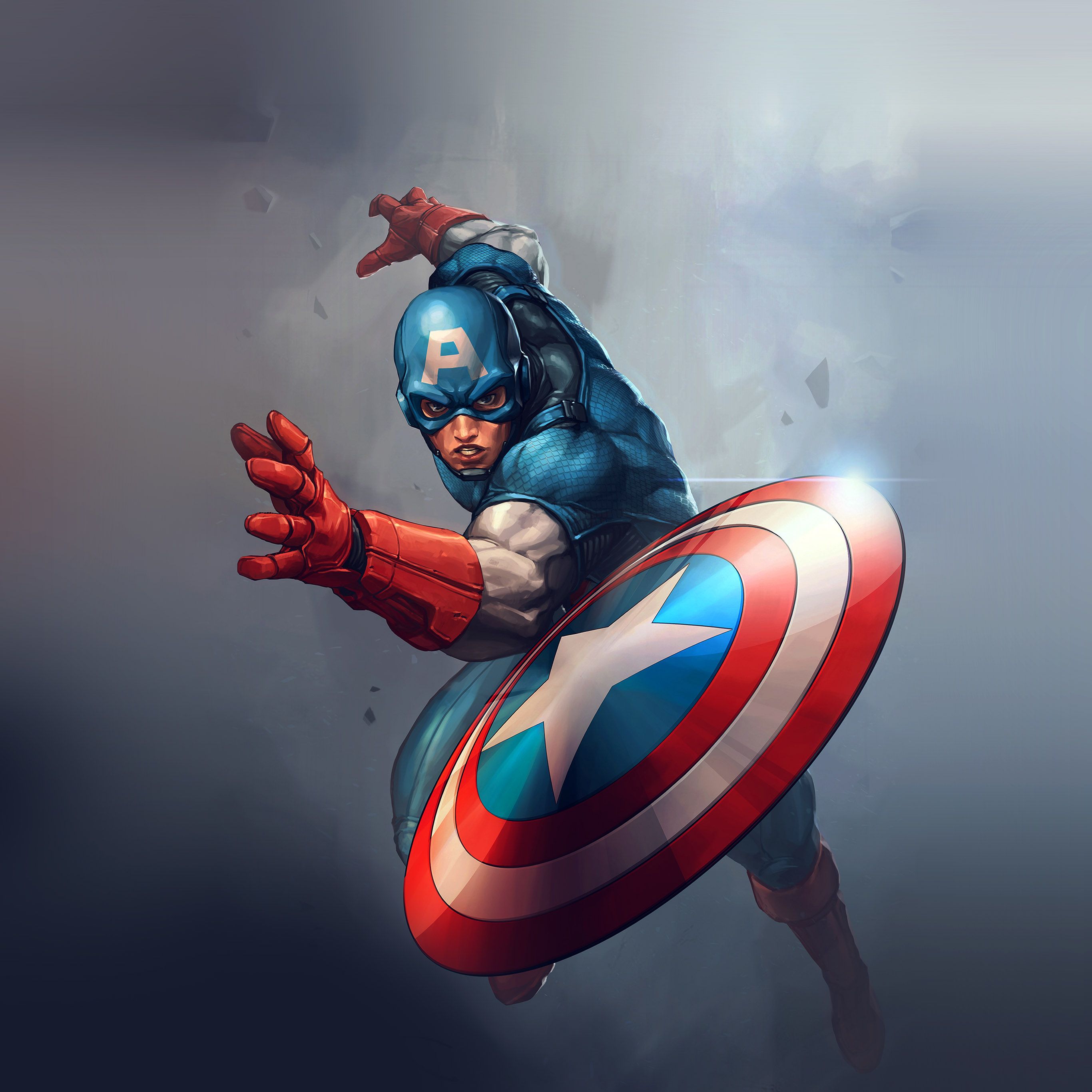 Captain America Portrait Art Wallpapers