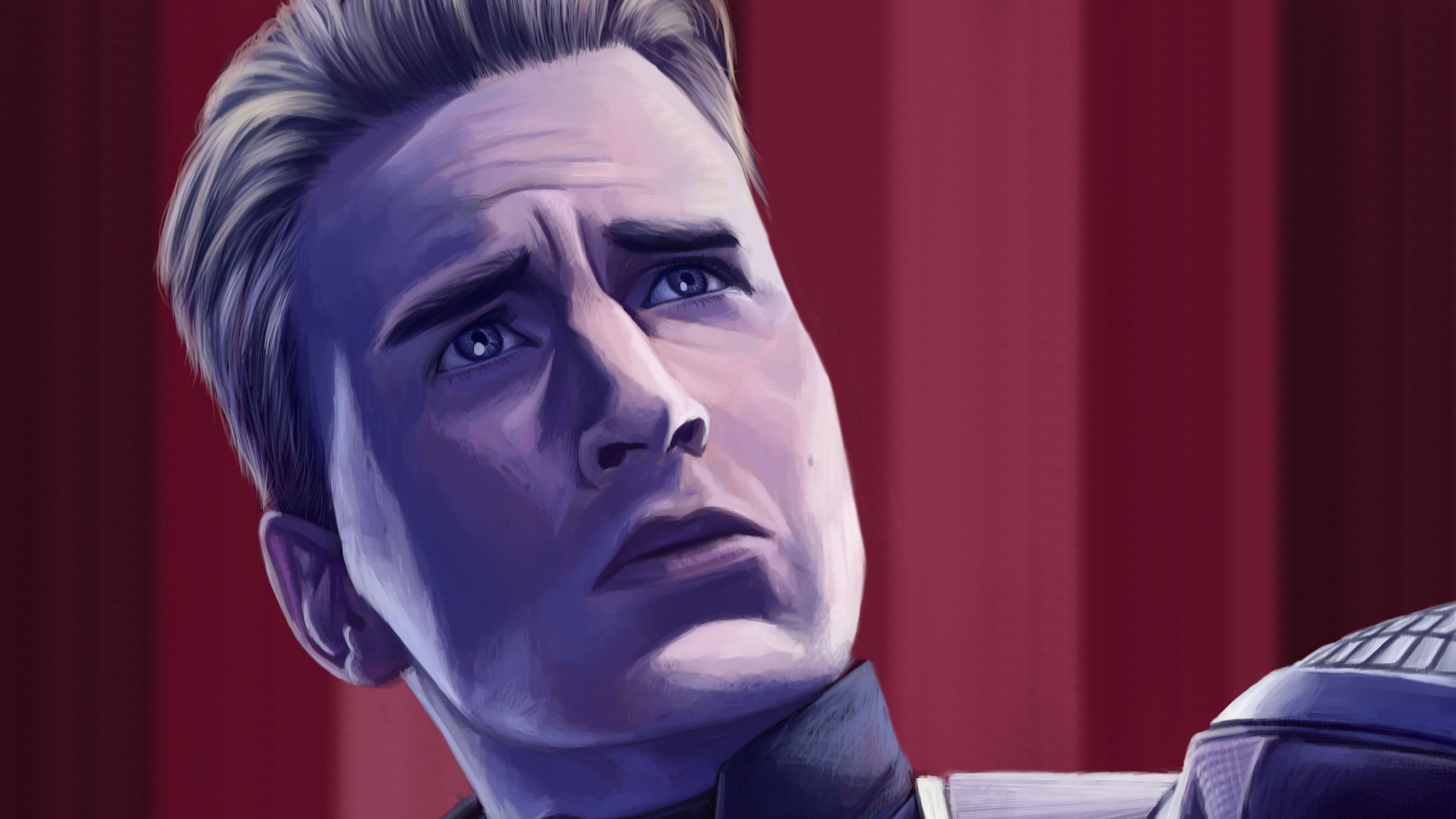 Captain America Portrait Art Wallpapers