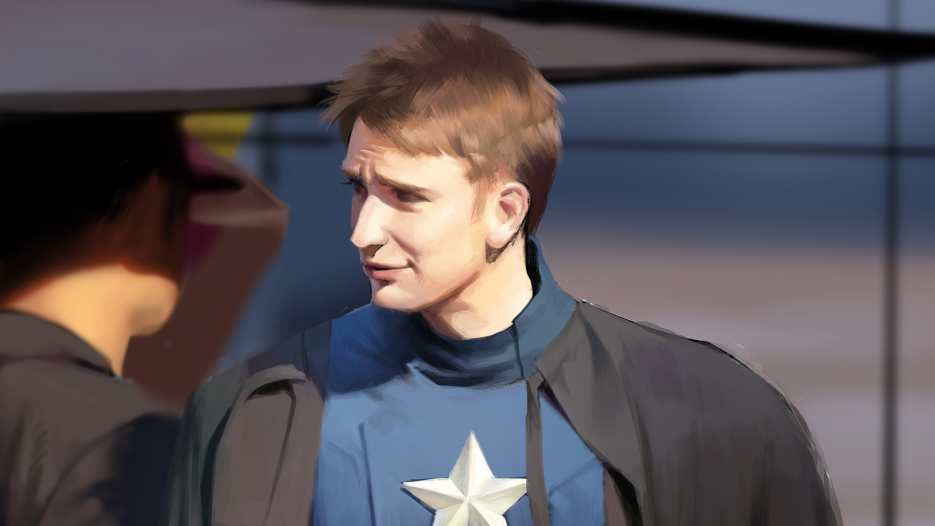 Captain America Portrait Art Wallpapers