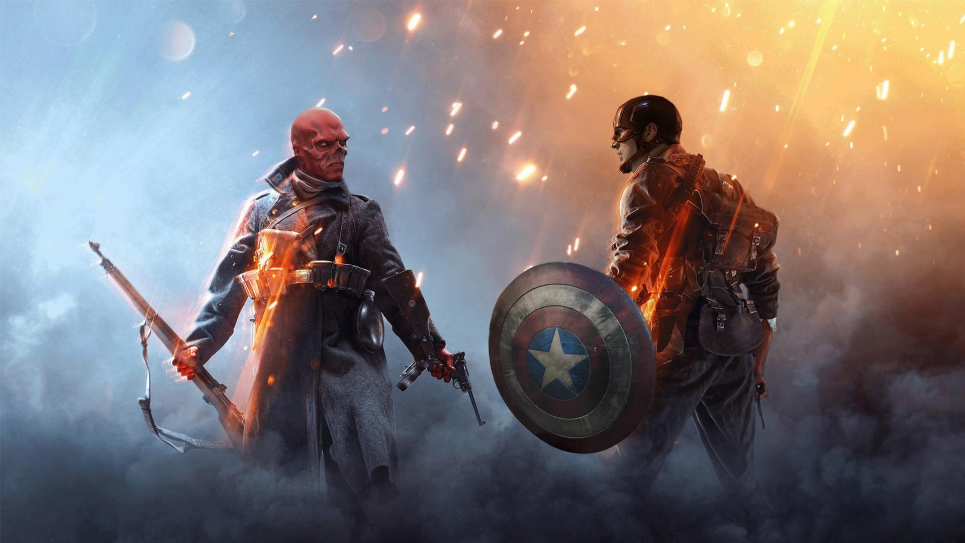 Captain America Red Skull Wallpapers