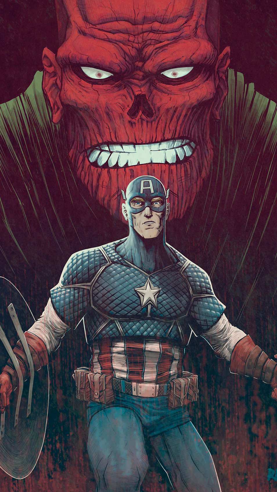 Captain America Red Skull Wallpapers