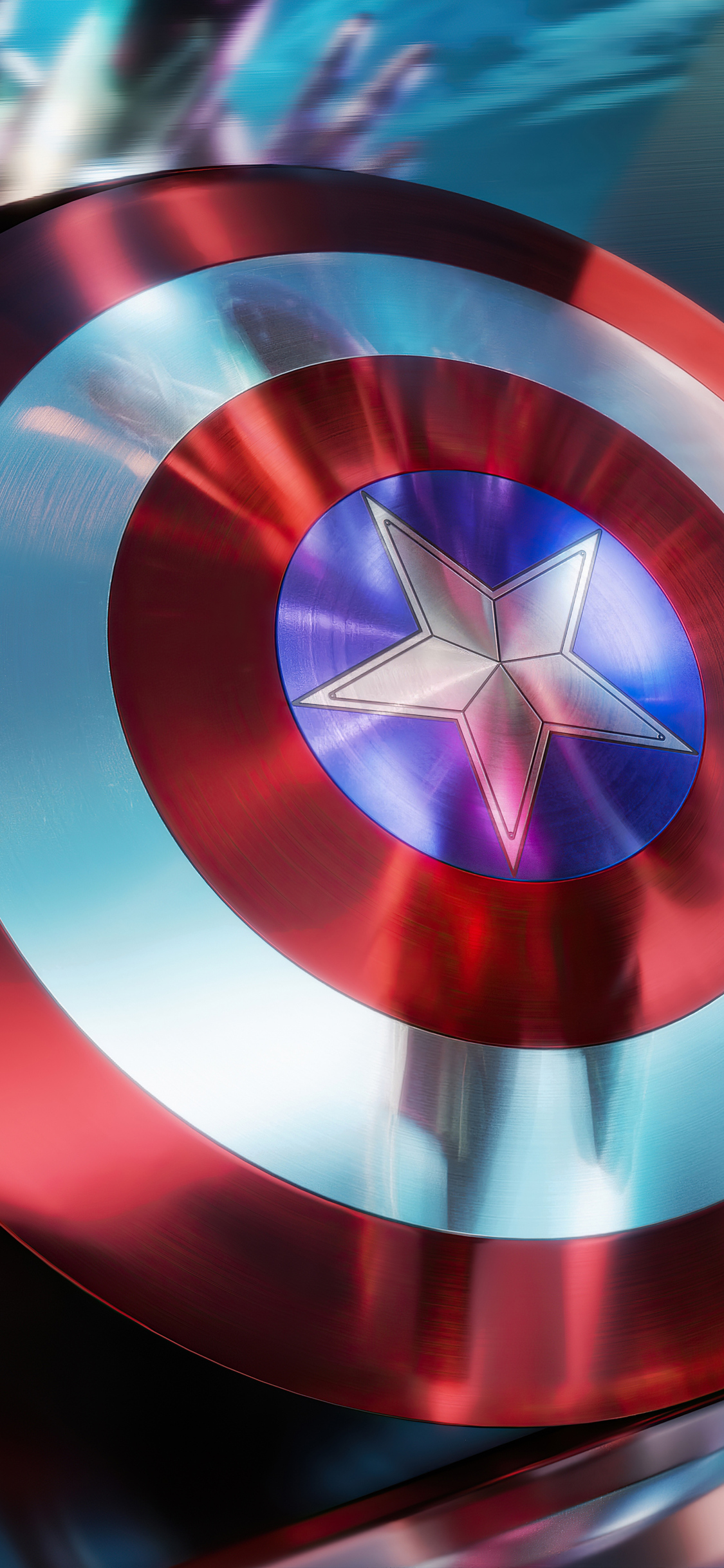 Captain America Shield 4K Iphone Wallpapers