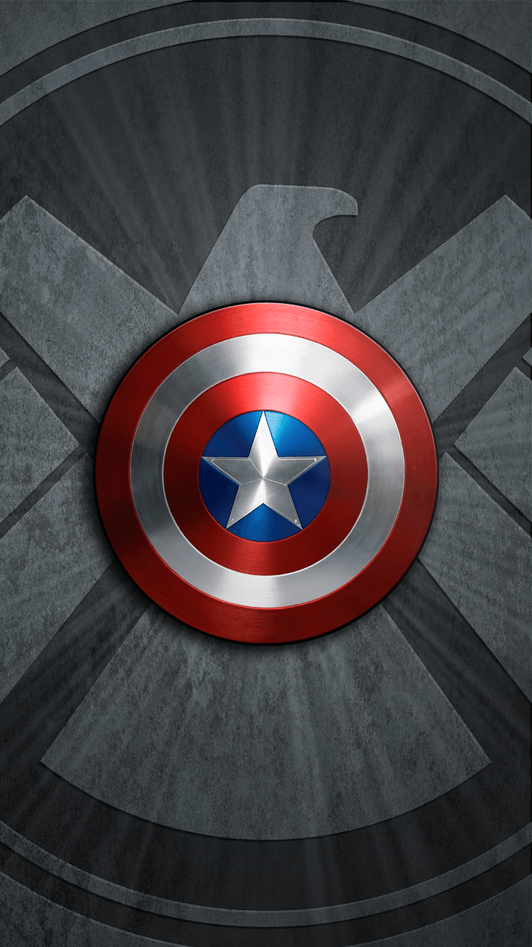 Captain America Shield 4K Iphone Wallpapers