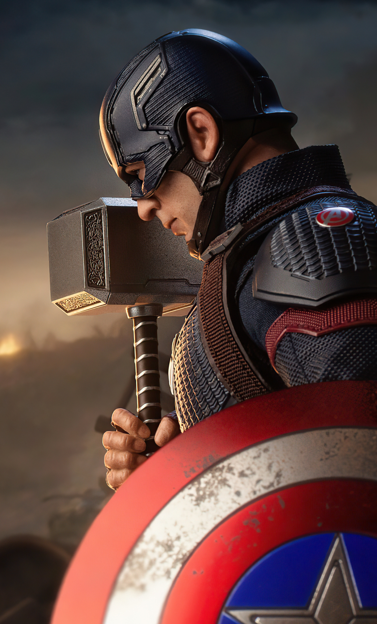 Captain America Shield 4K Iphone Wallpapers