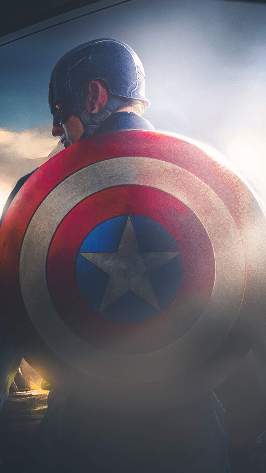 Captain America Shield 4K Iphone Wallpapers