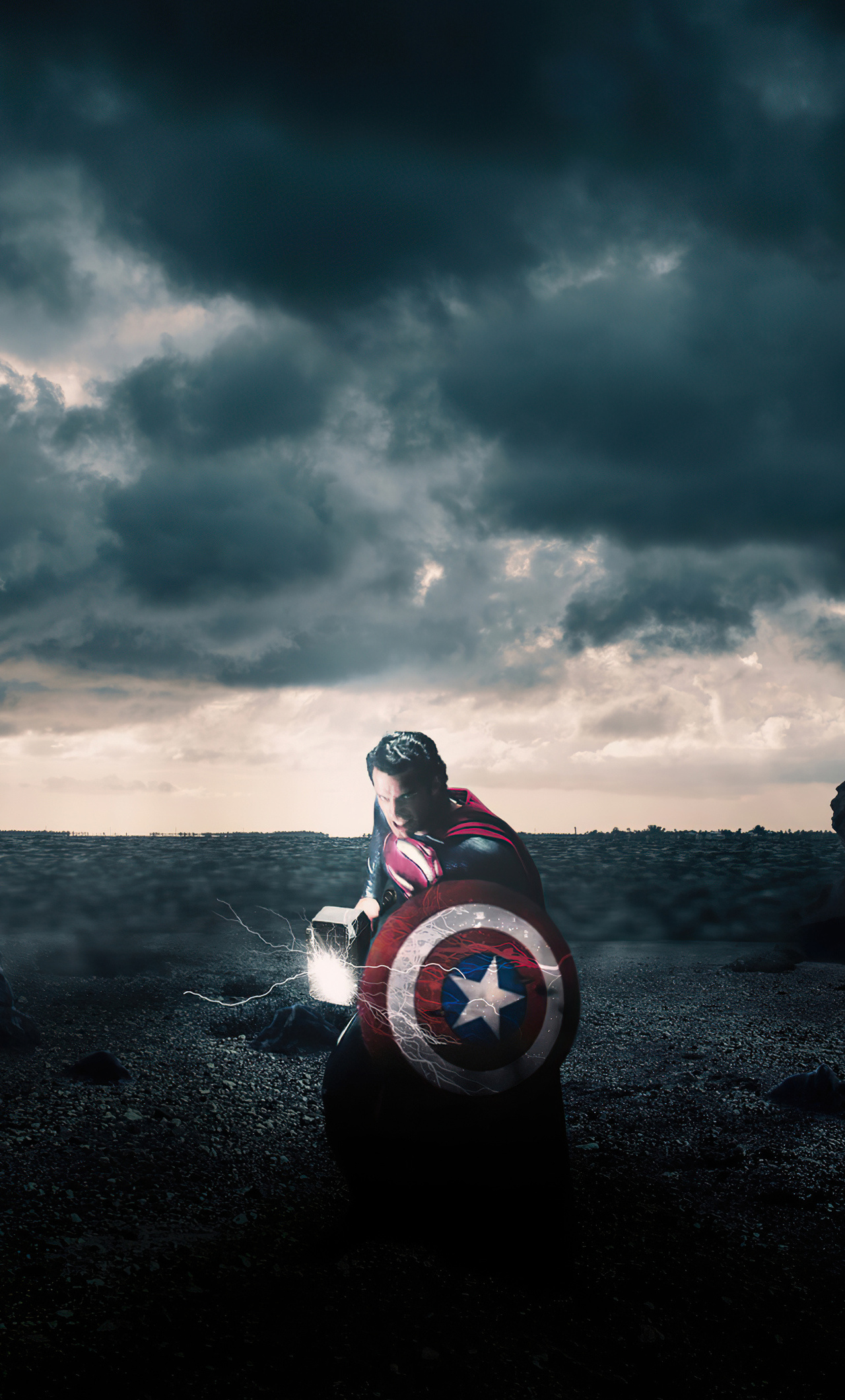 Captain America Shield 4K Iphone Wallpapers