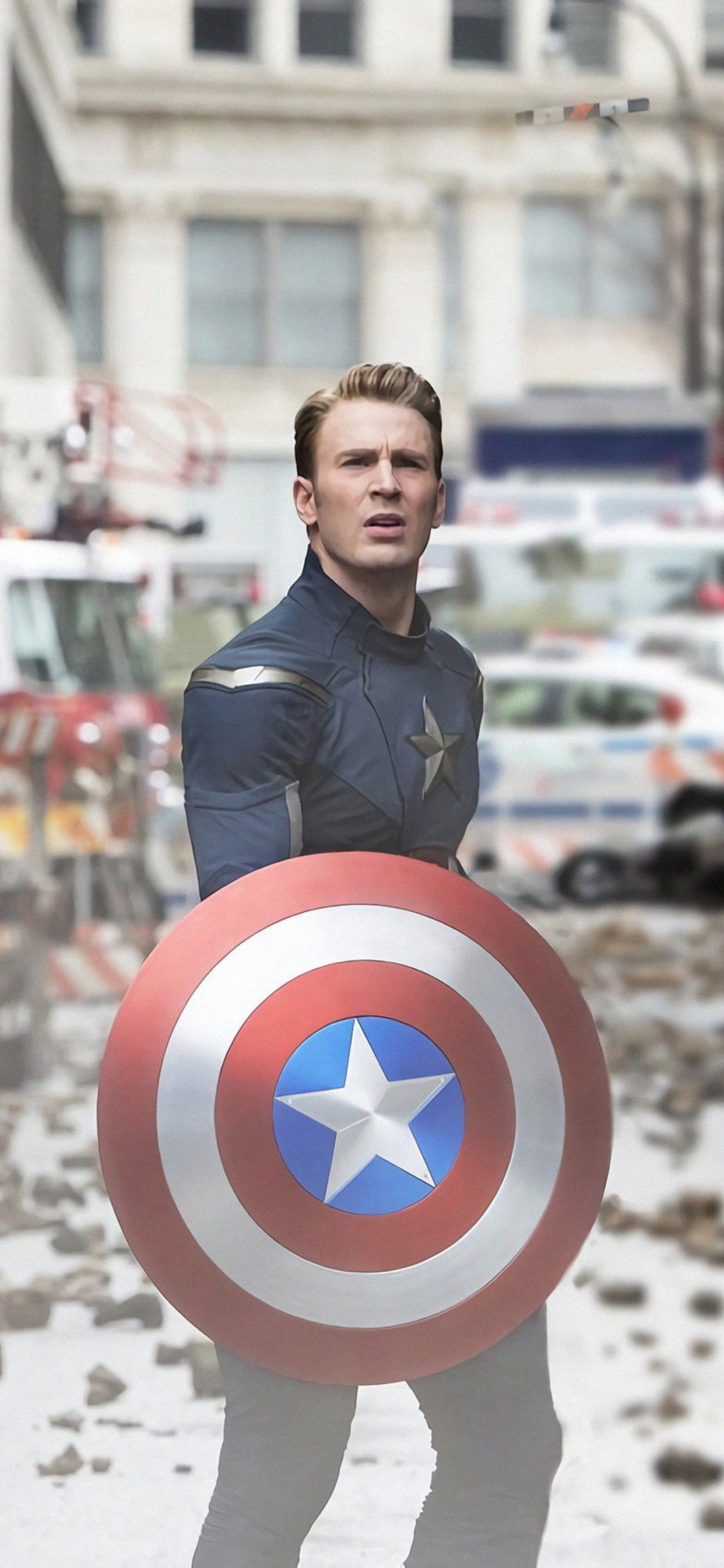 Captain America Shield 4K Iphone Wallpapers