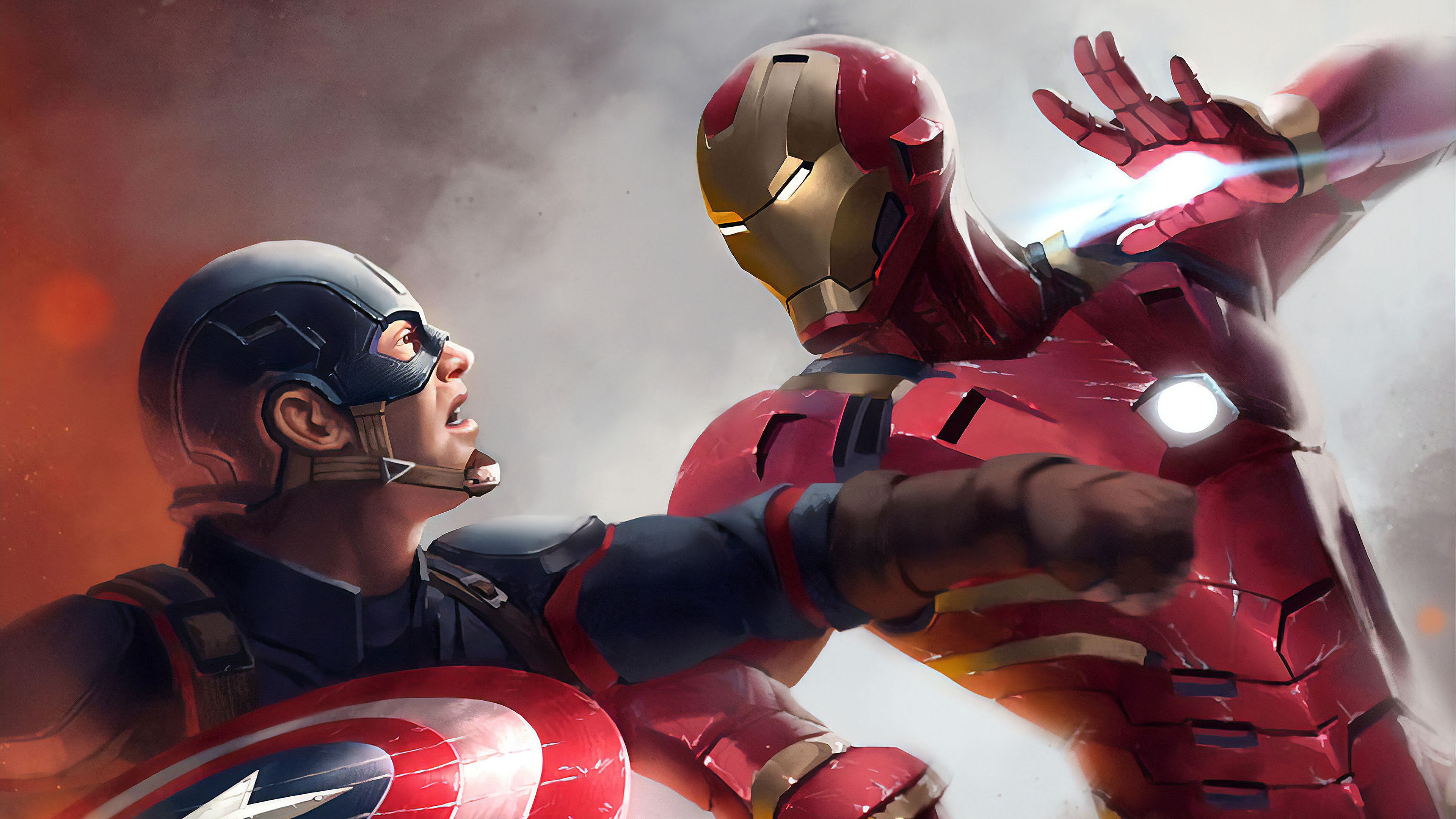 Captain America Vs Iron Man Wallpapers