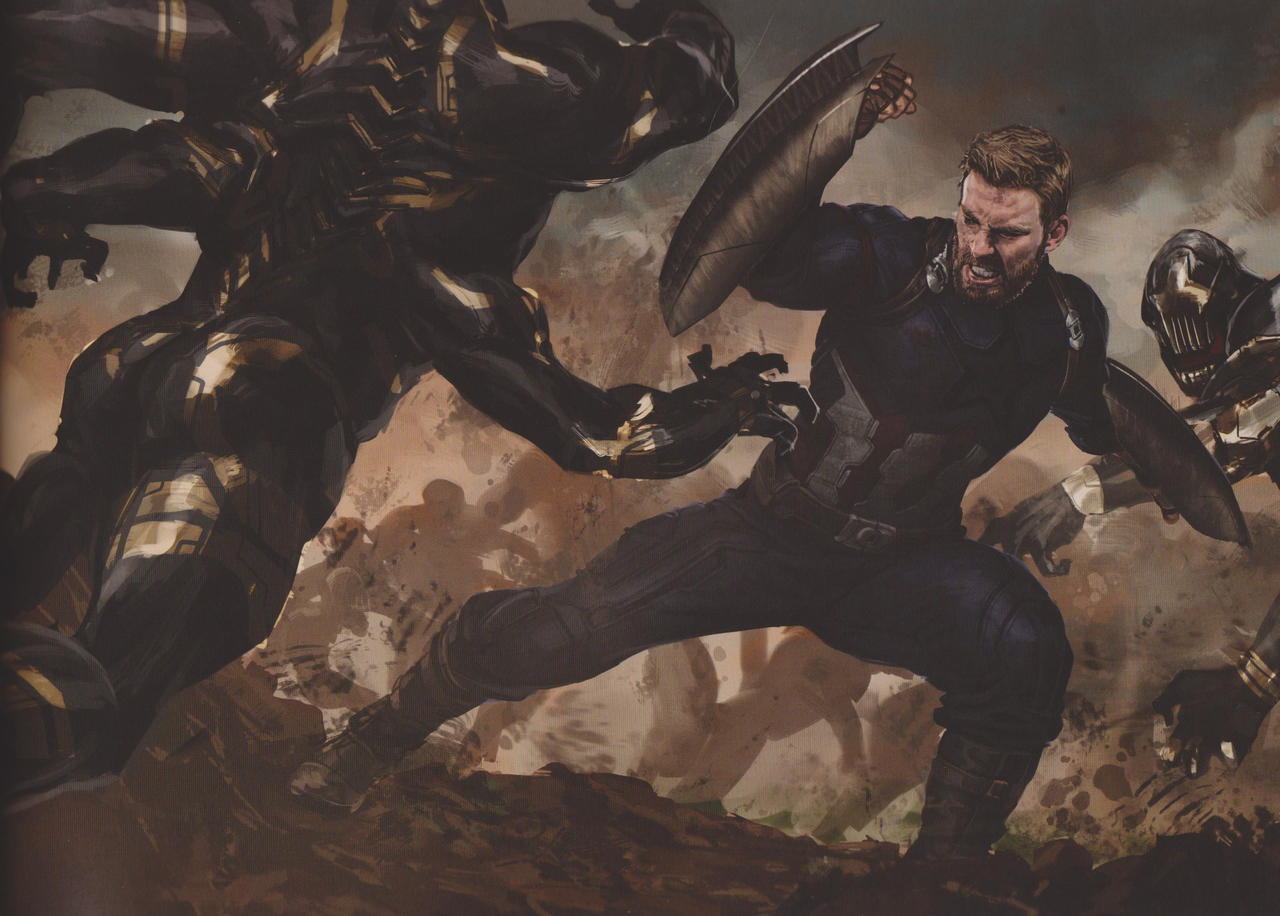 Captain America Vs Thanos Army Wallpapers