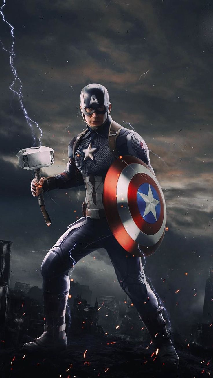 Captain America With Hammer Wallpapers