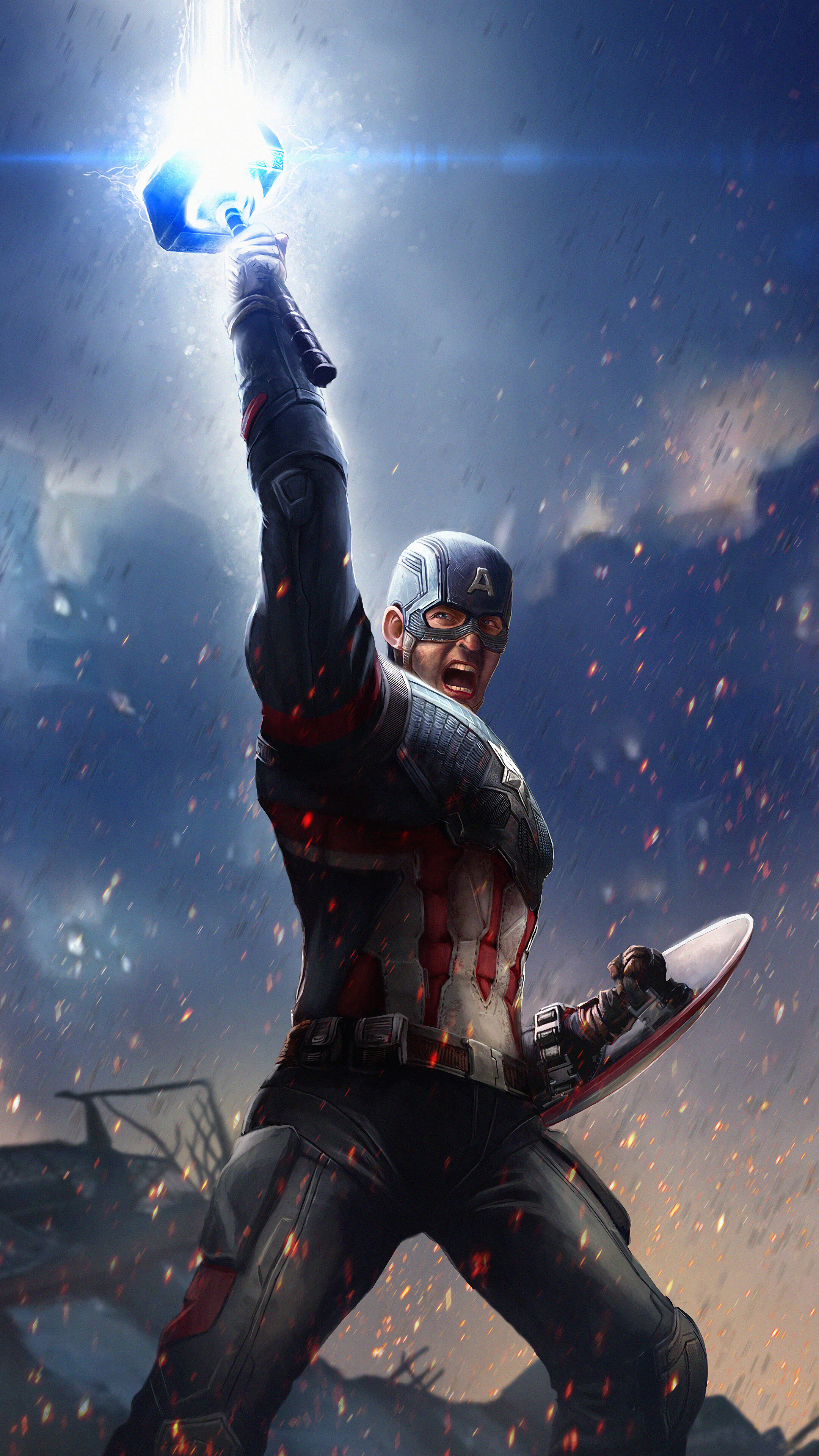 Captain America With Hammer Wallpapers