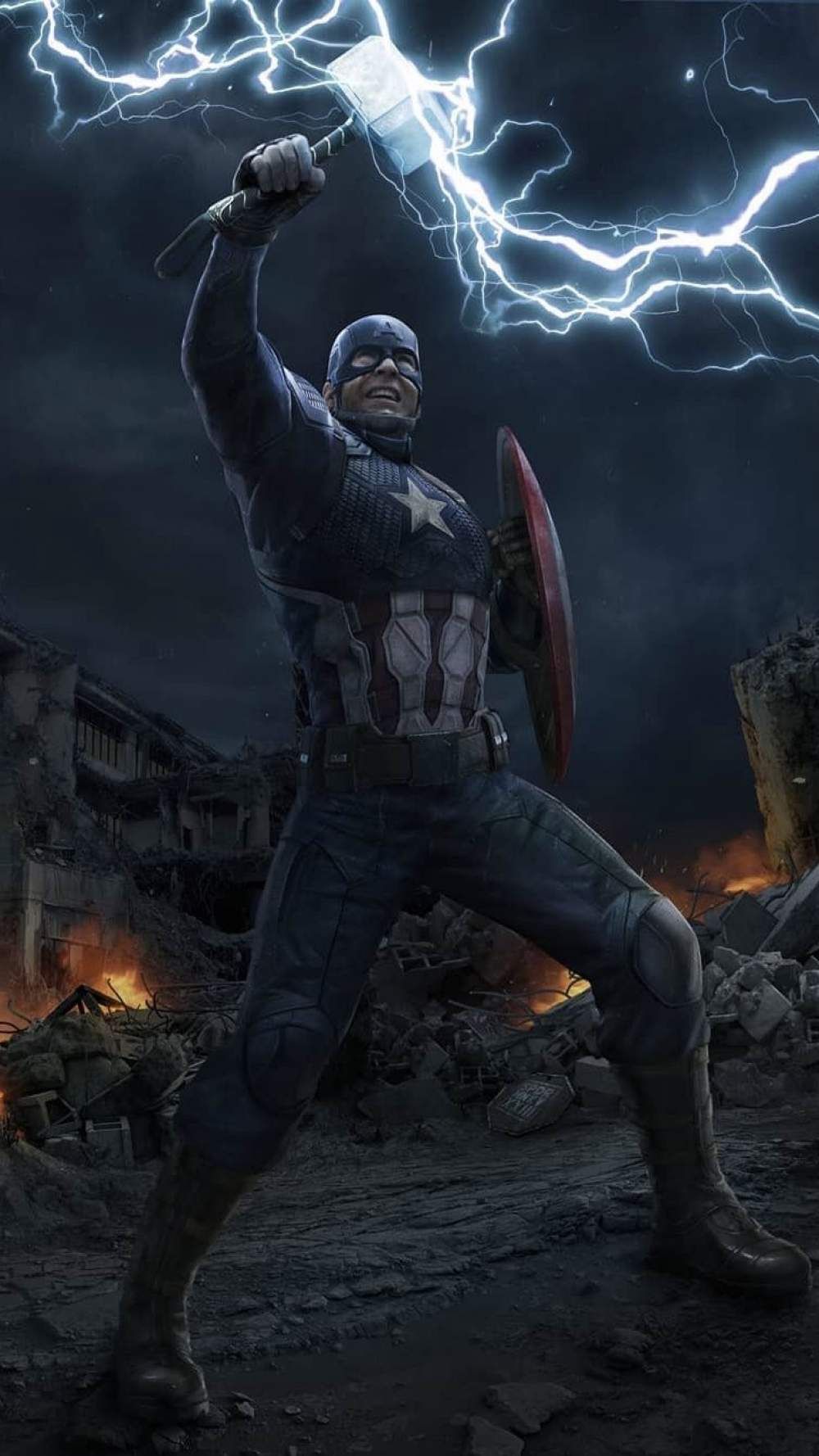 Captain America With Hammer Wallpapers