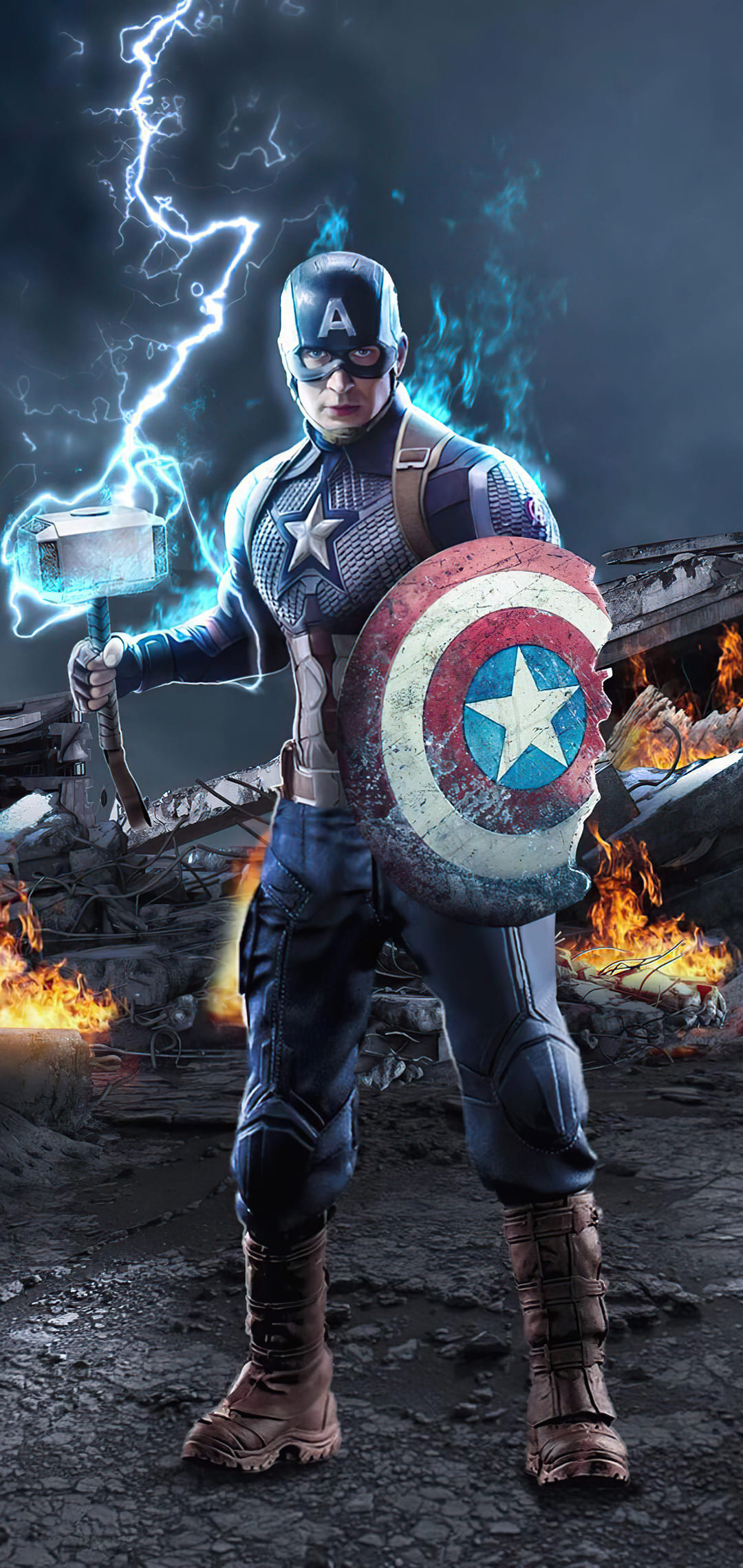 Captain America With Hammer Wallpapers