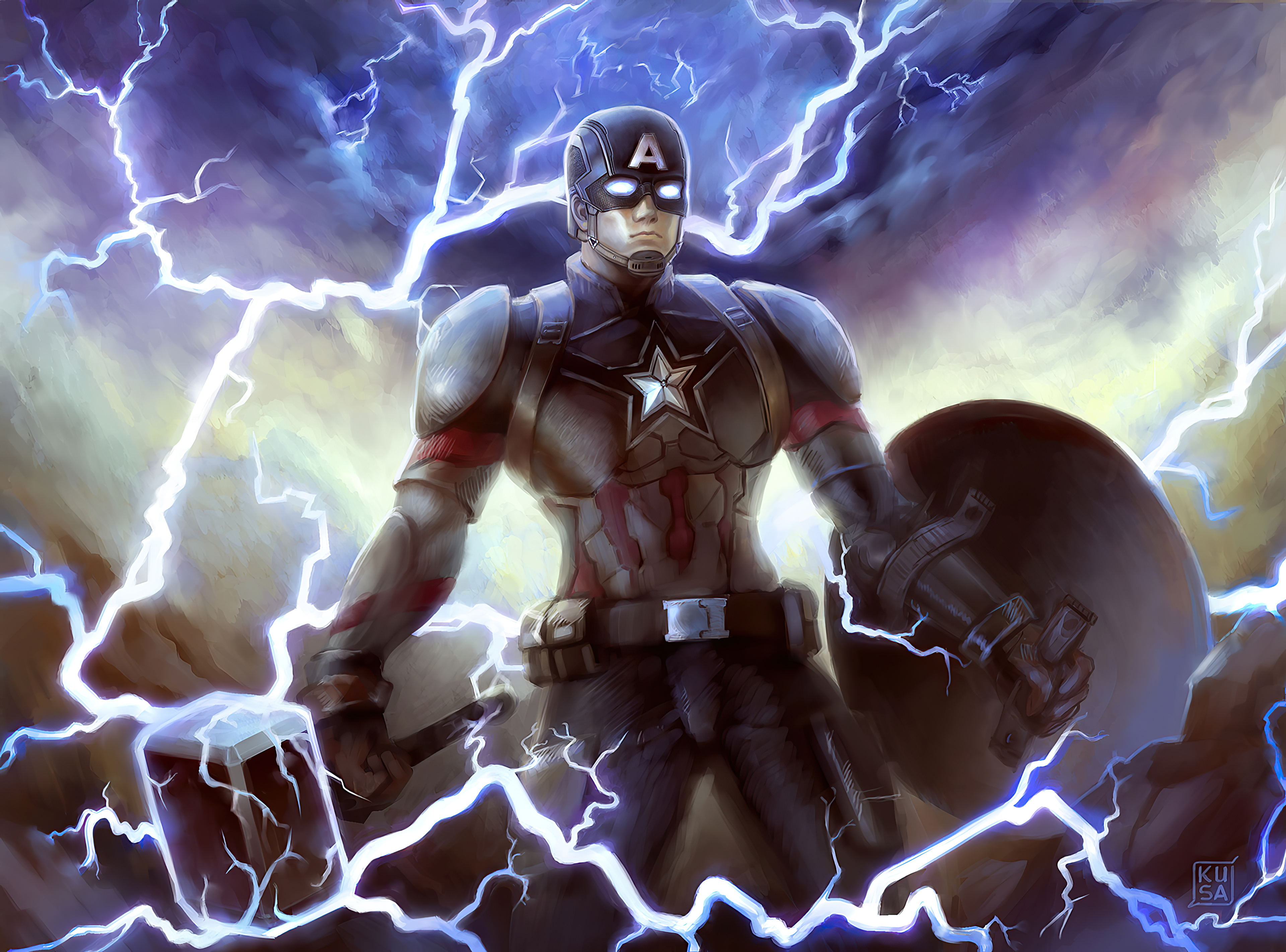 Captain America With Hammer Wallpapers