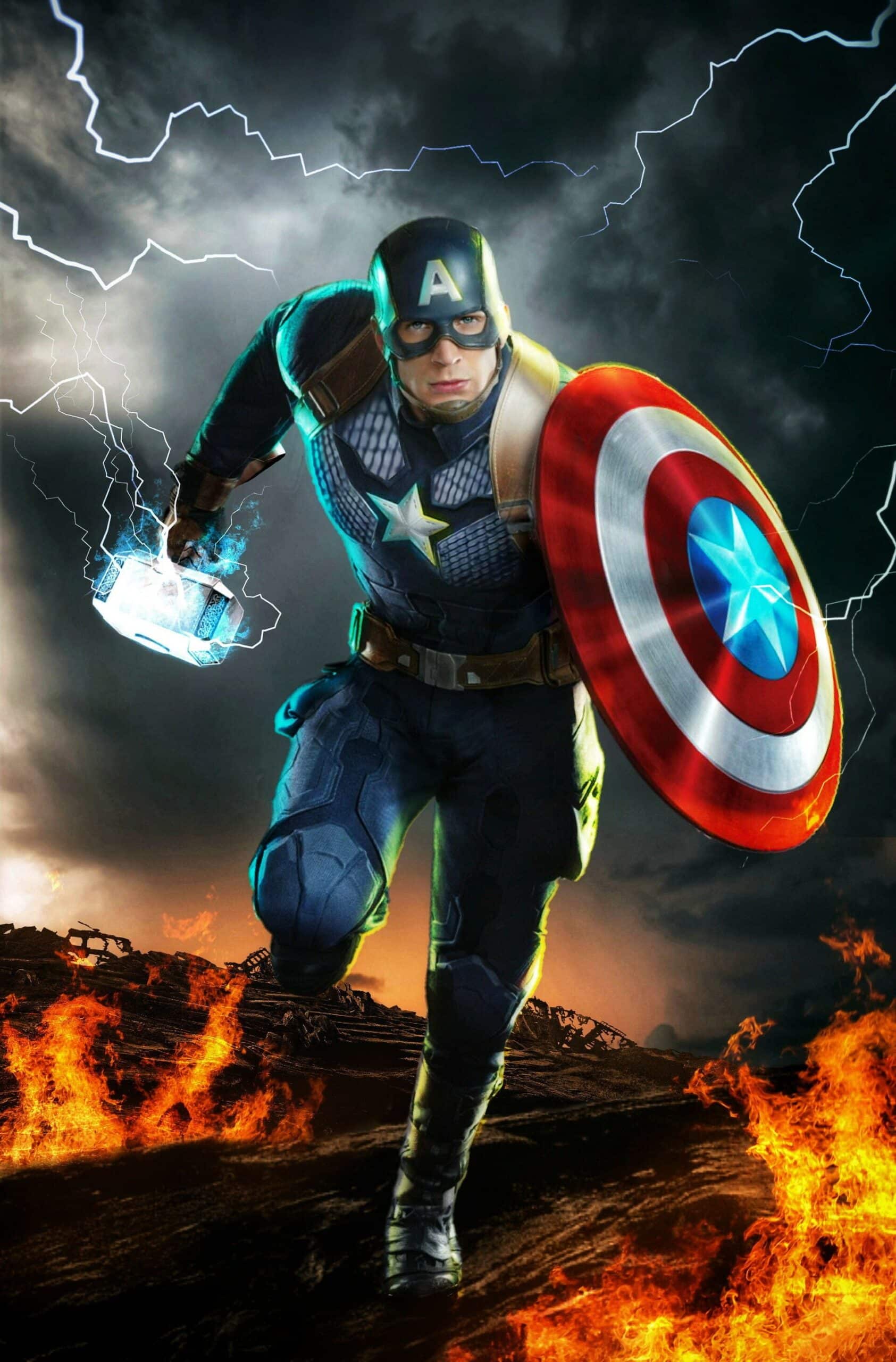 Captain America With Hammer Wallpapers