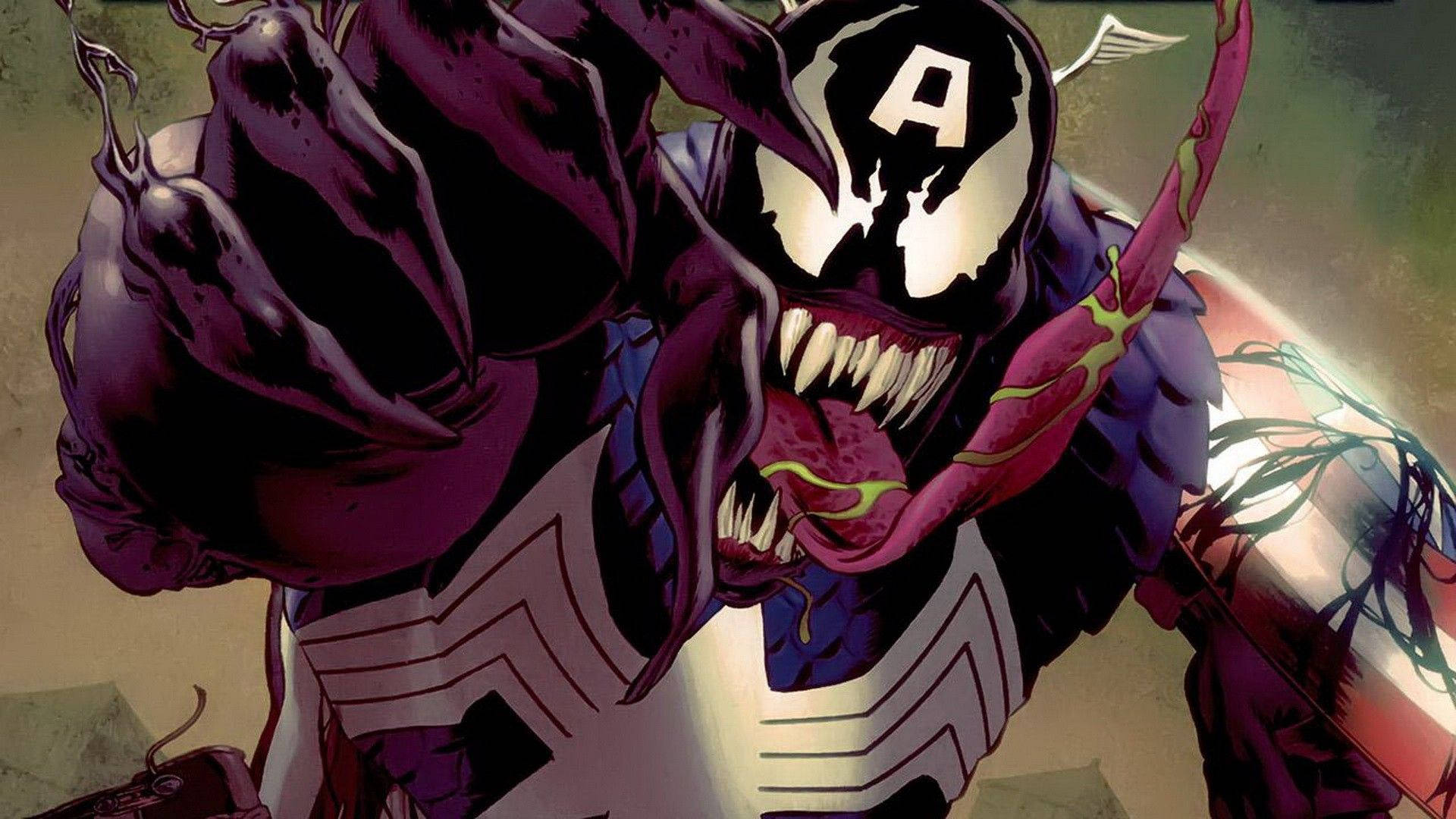 Captain America X Venom Wallpapers