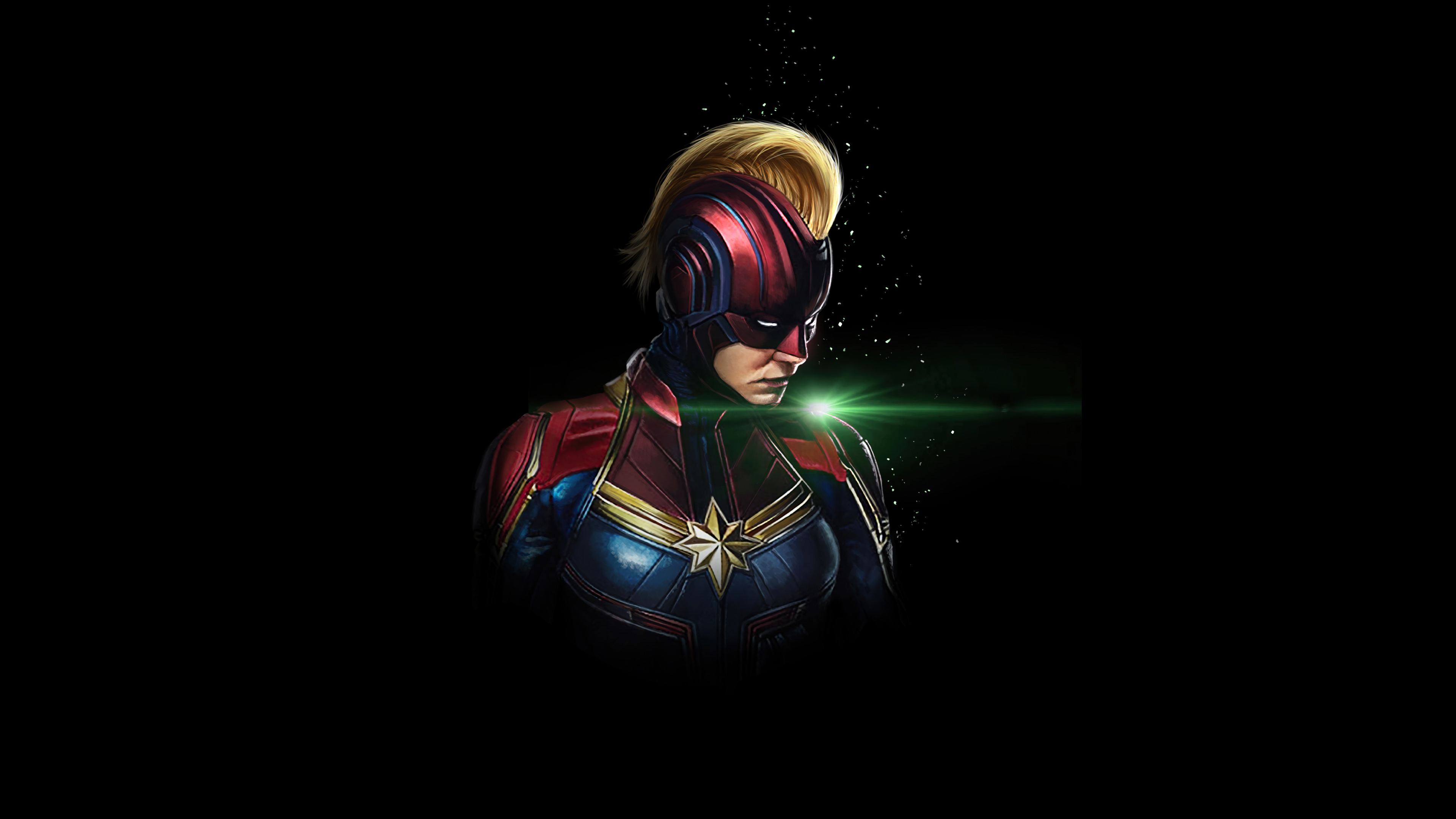 Captain Marvel 4K Cool 2021 Art Wallpapers