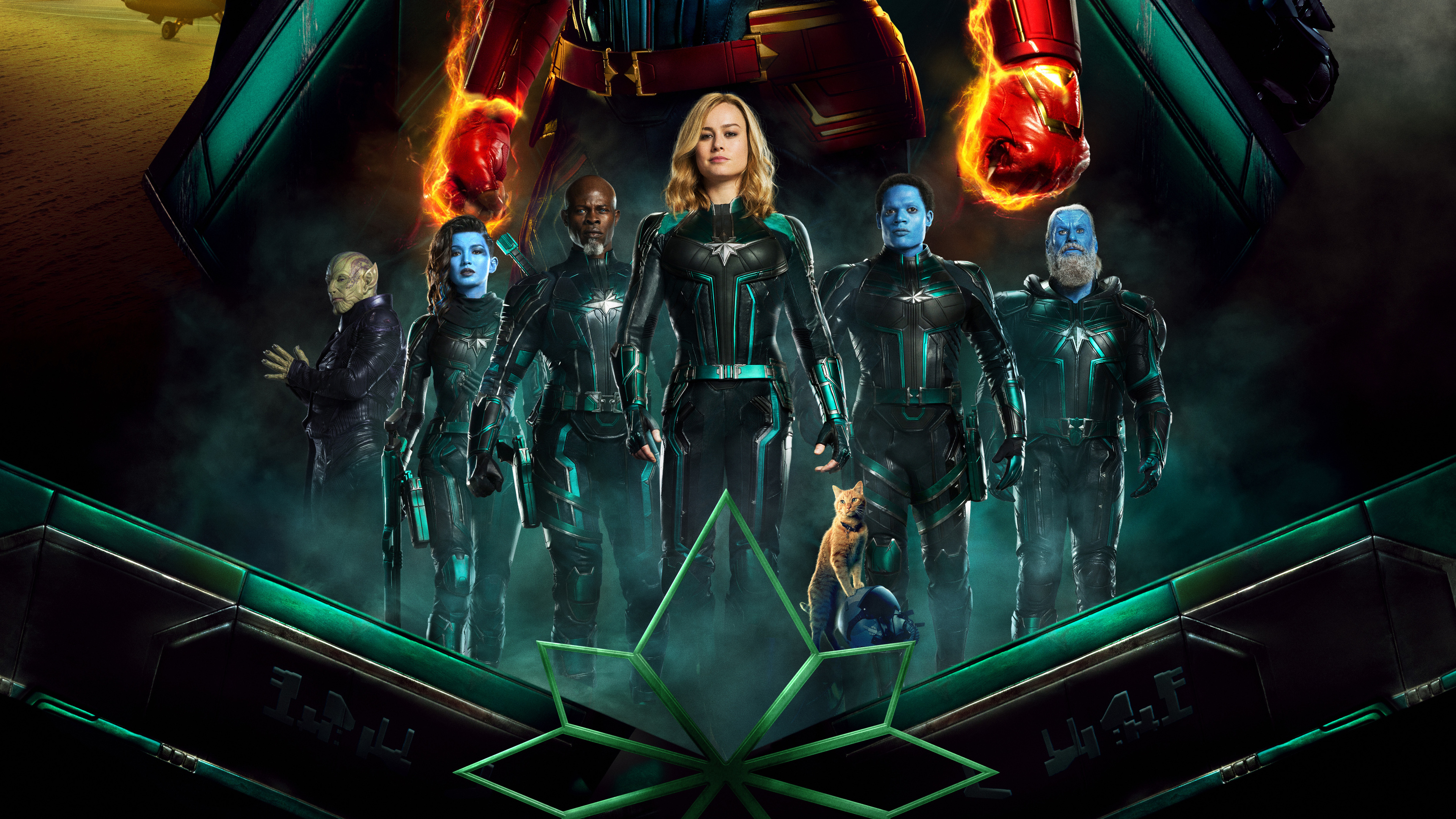 Captain Marvel 4K Cool 2021 Art Wallpapers