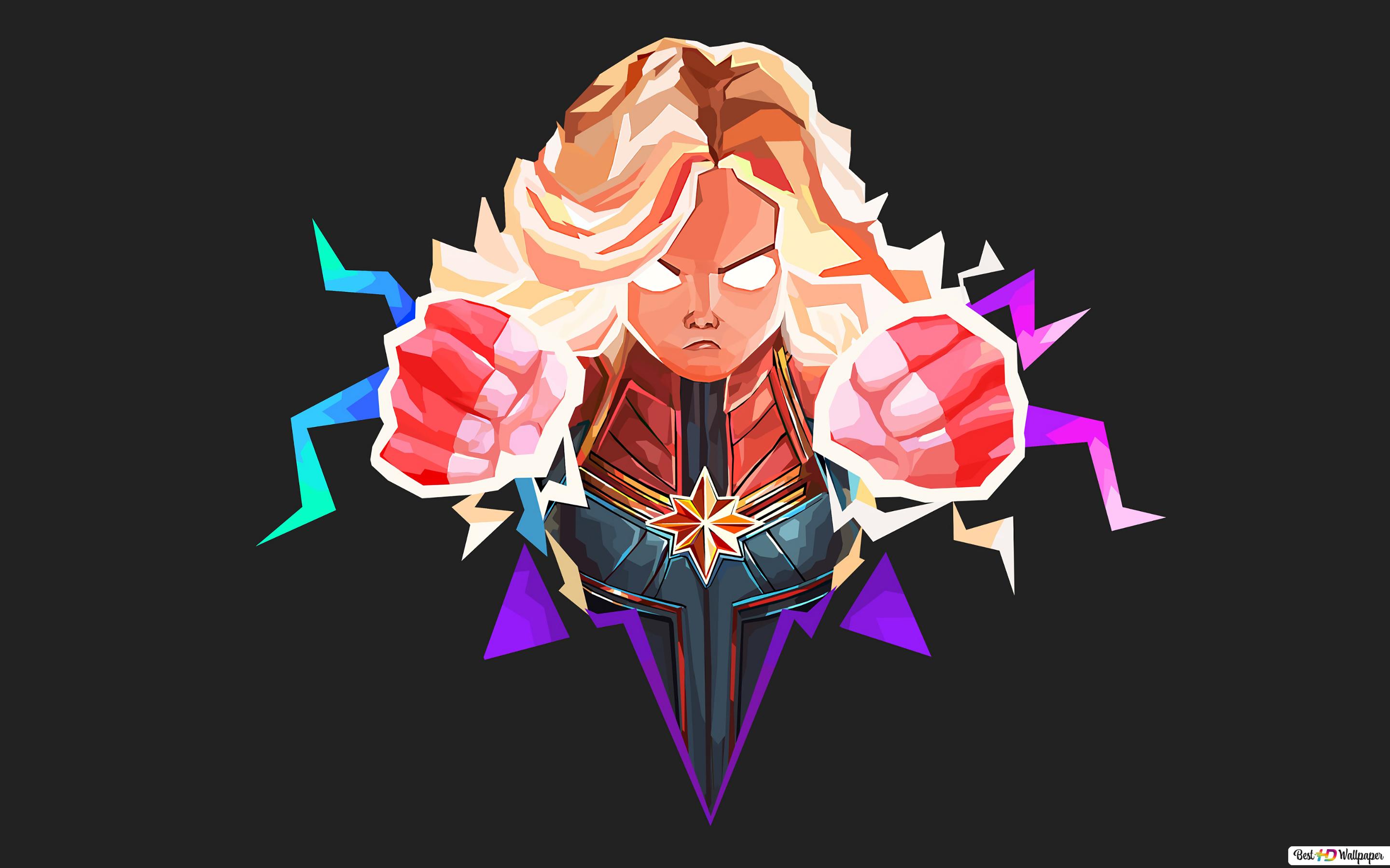 Captain Marvel Angry Wallpapers